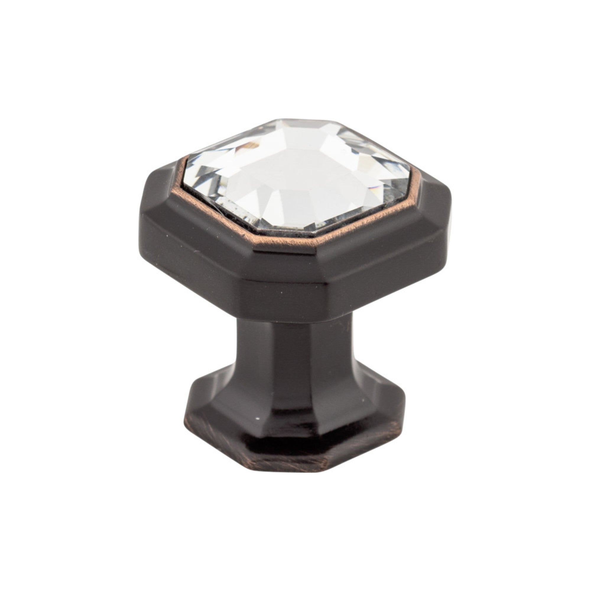 Crystal Emerald Square Knob
