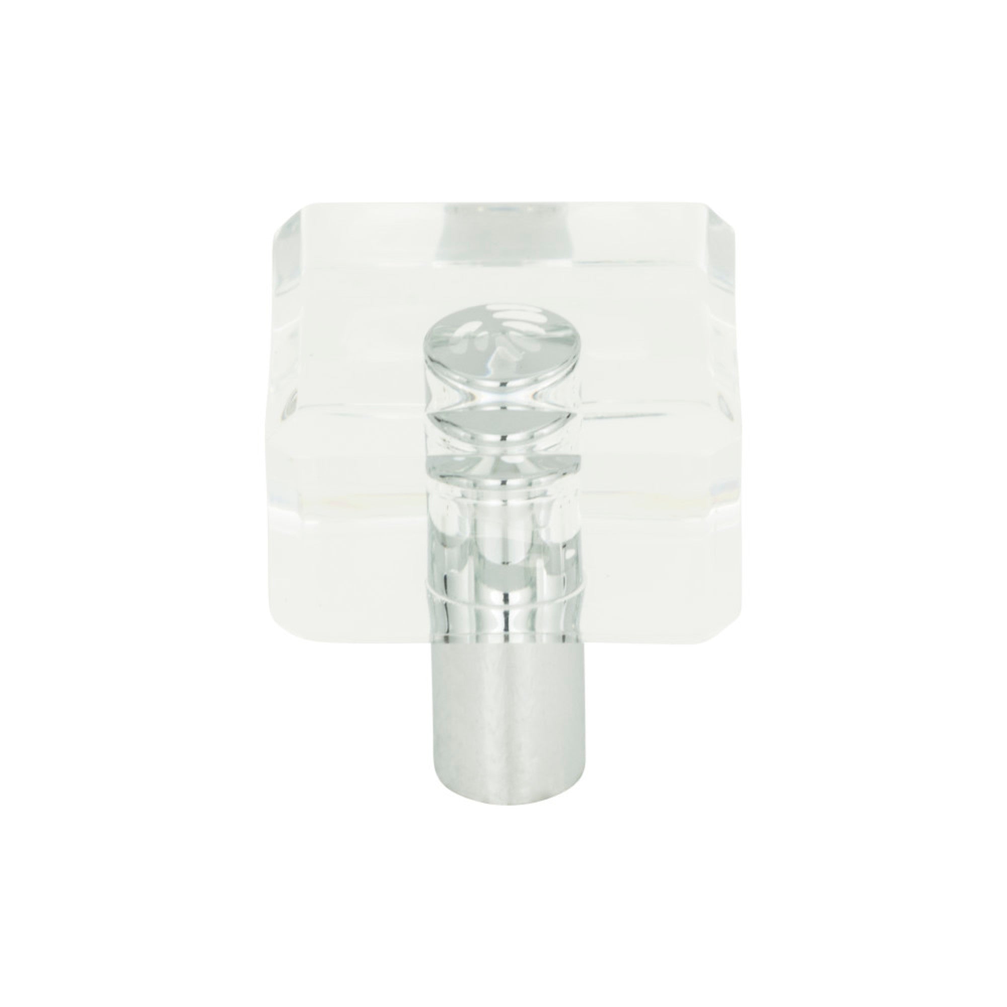 Optimism Square Knob - Polished Chrome