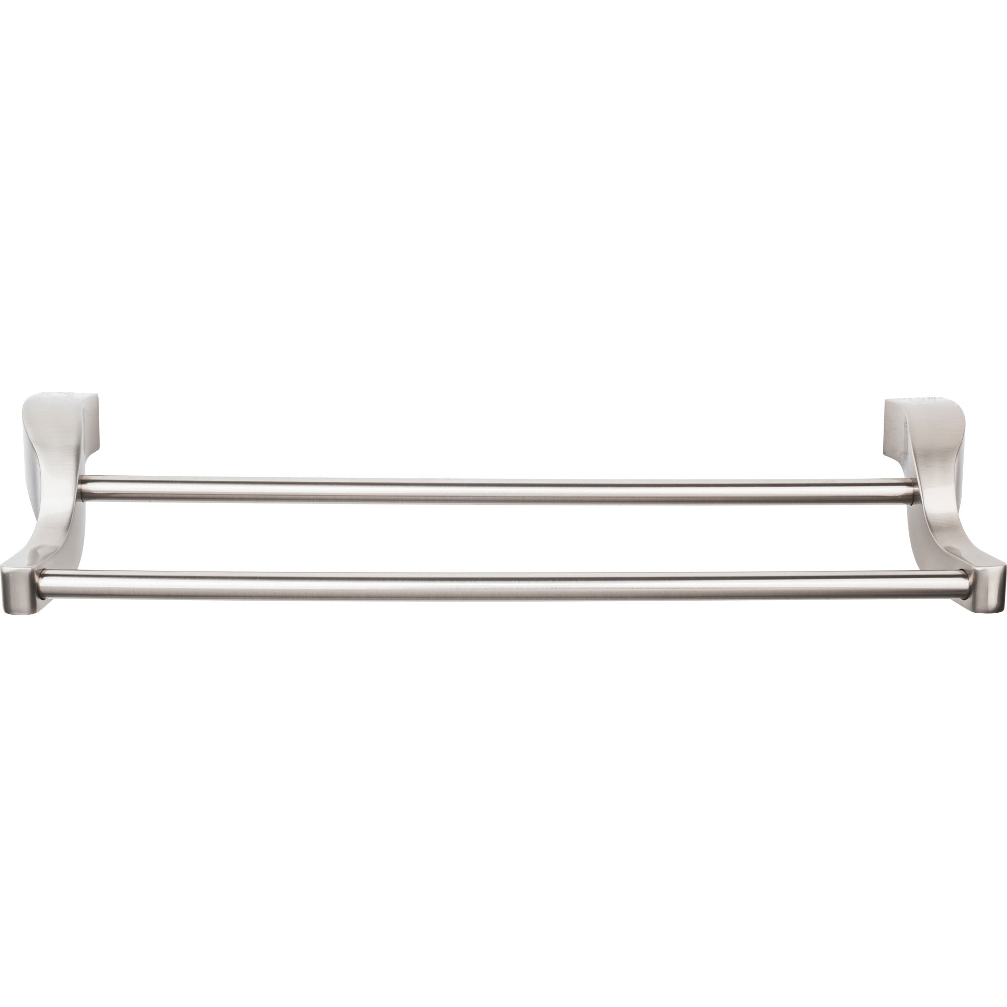 Aqua Double 25 1/4" Wall Mounted Towel Bar - Brushed Satin Nickel