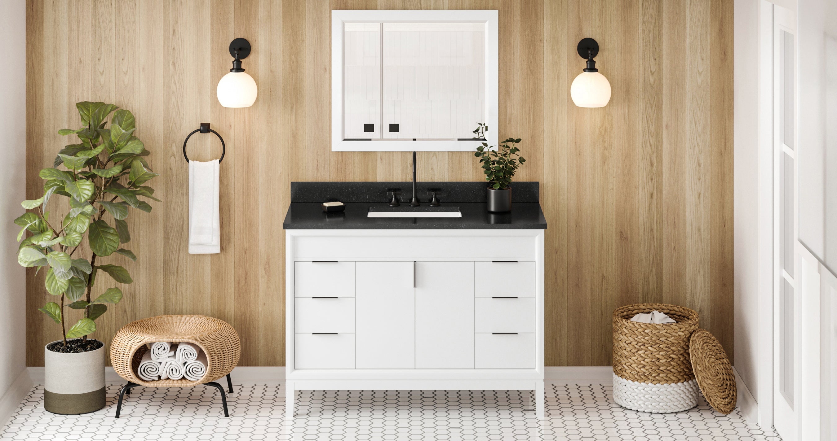 48" Theodora Vanity – White