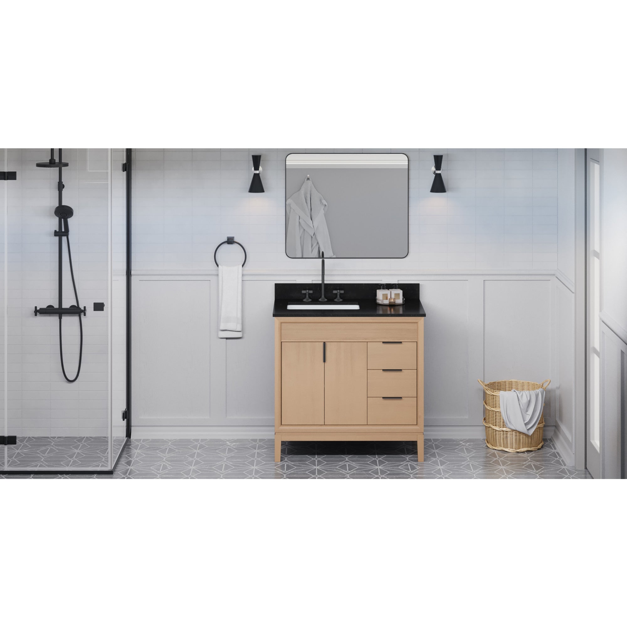 36" Theodora Vanity – Natural Oak