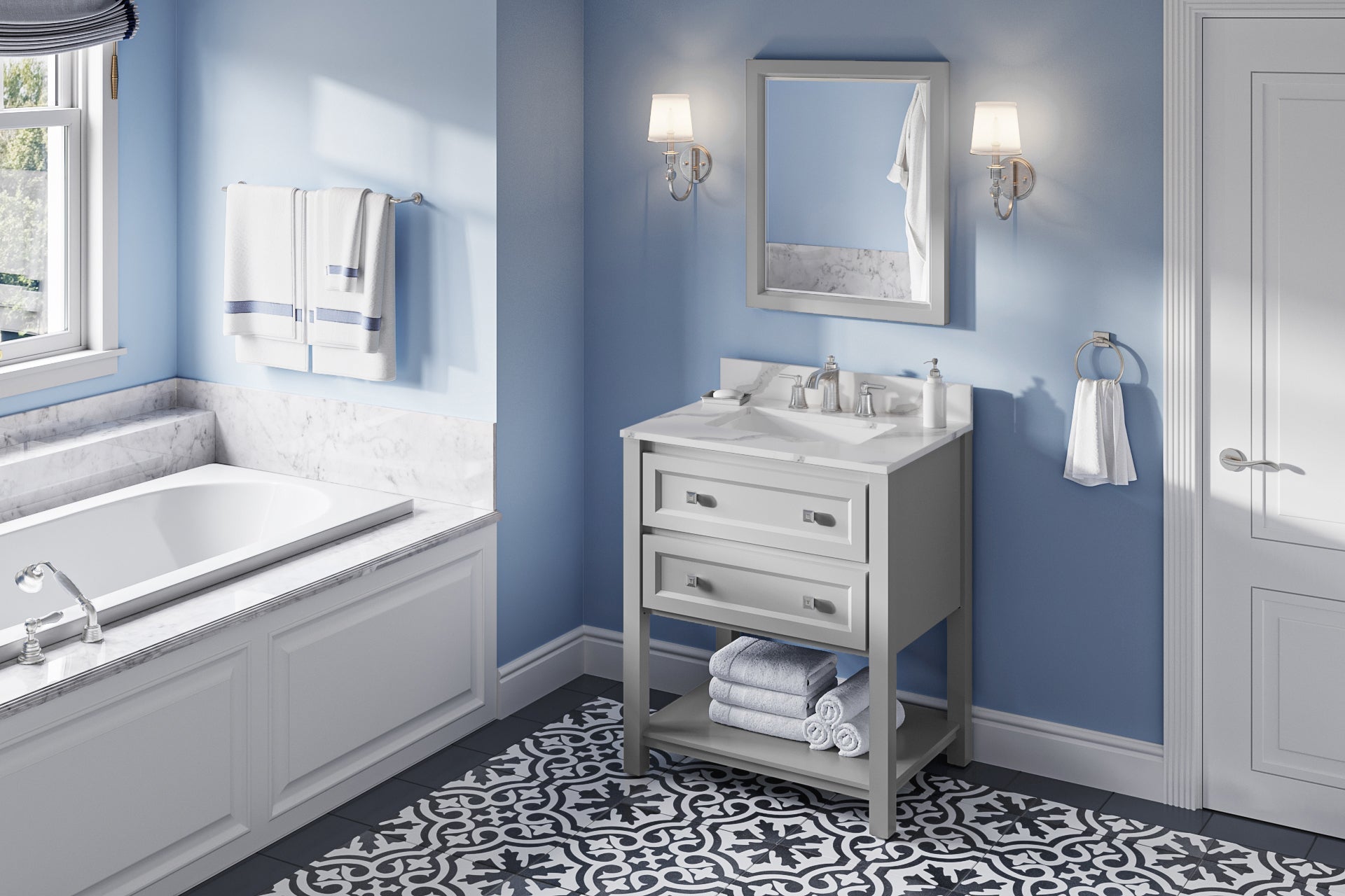 30" Adler Vanity – Grey