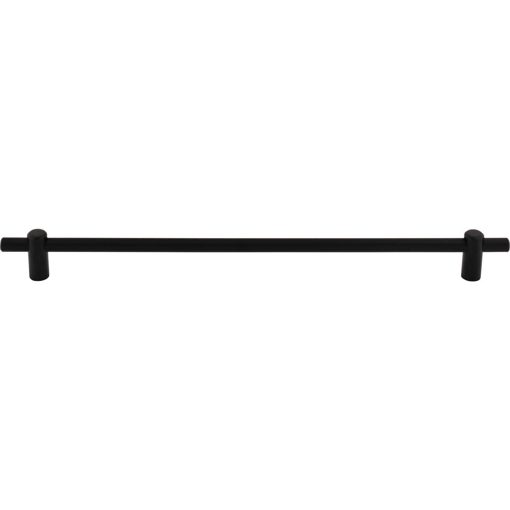 Dempsey 12" Center to Center Bar Pull - Flat Black