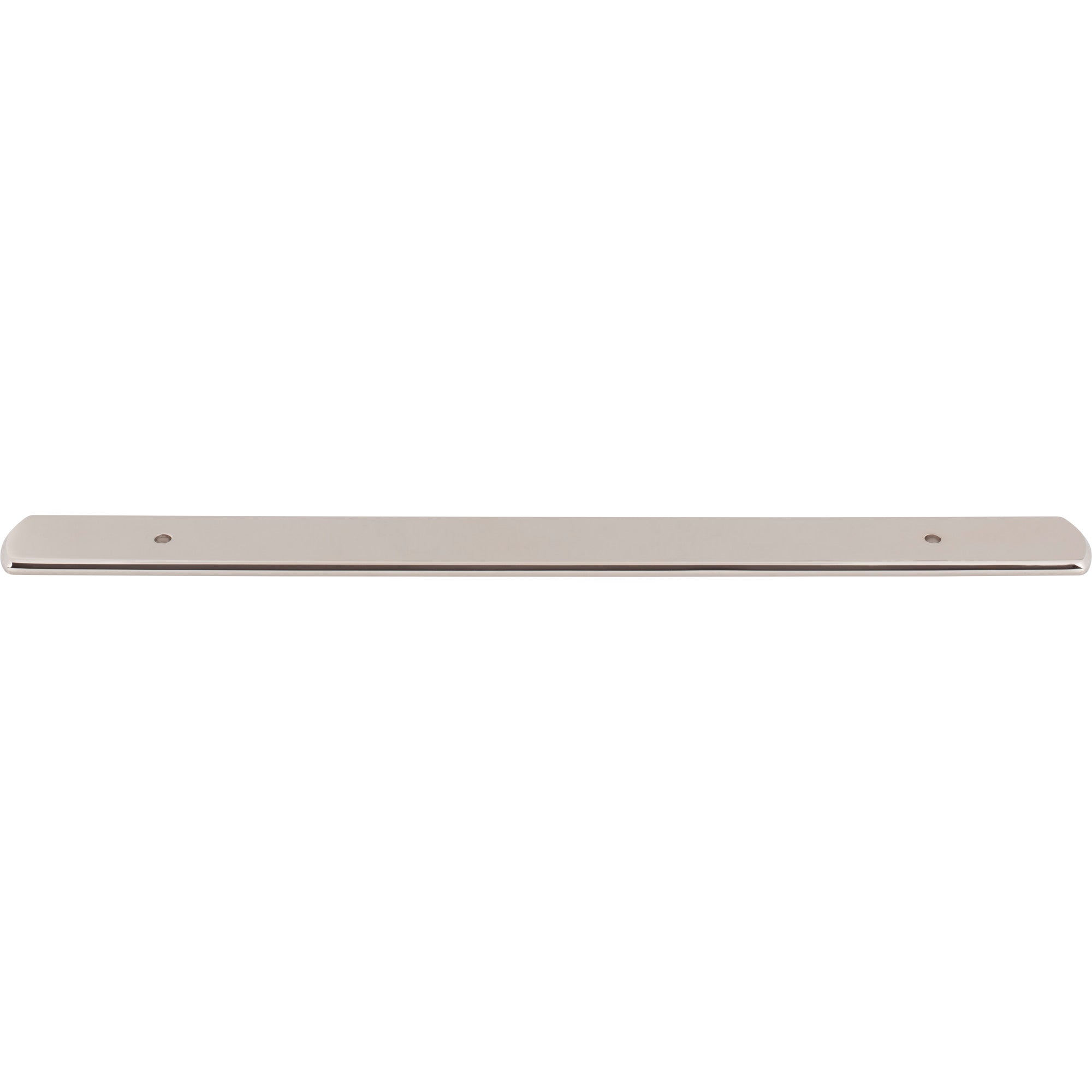 Wescott 12" Center to Center Pull Backplate - Polished Nickel