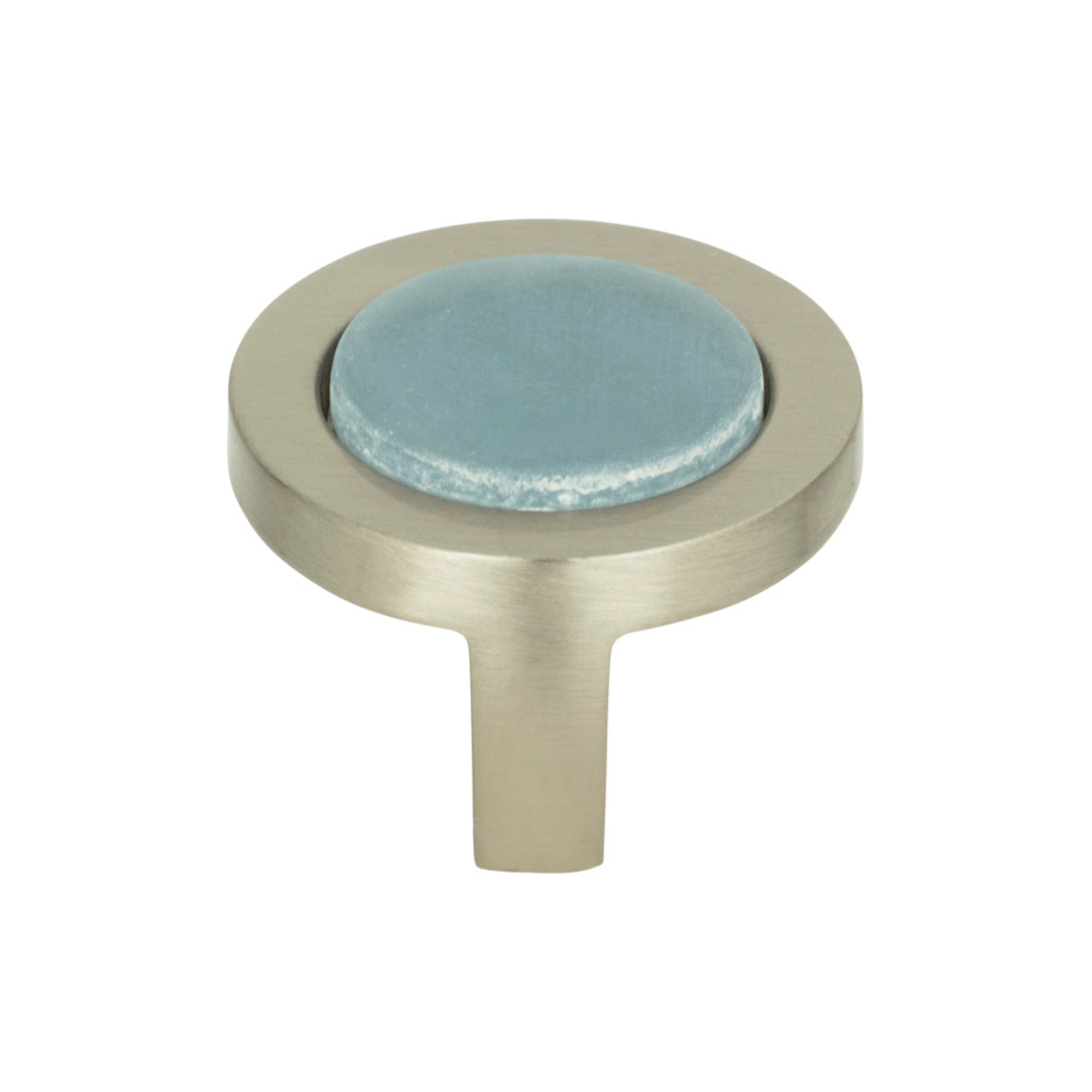 Spa 1-1/ Round Knob - Brushed Nickel