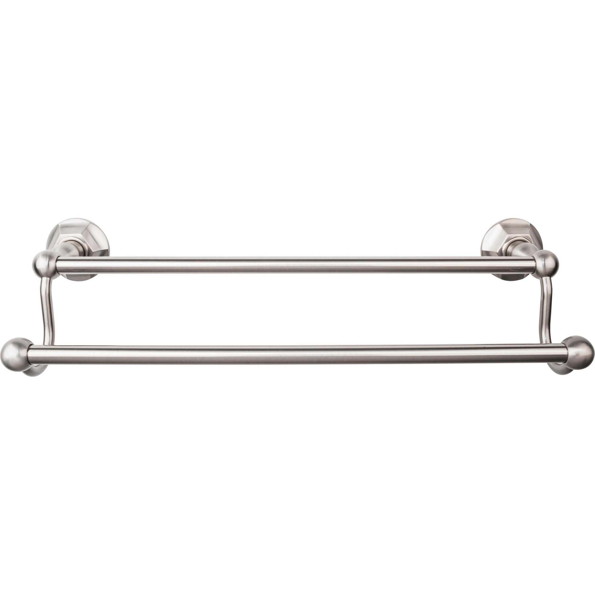 TOP BATH (R) Edwardian Bath Double 20 1/2" Wall Mounted Towel Bar - Brushed Satin Nickel