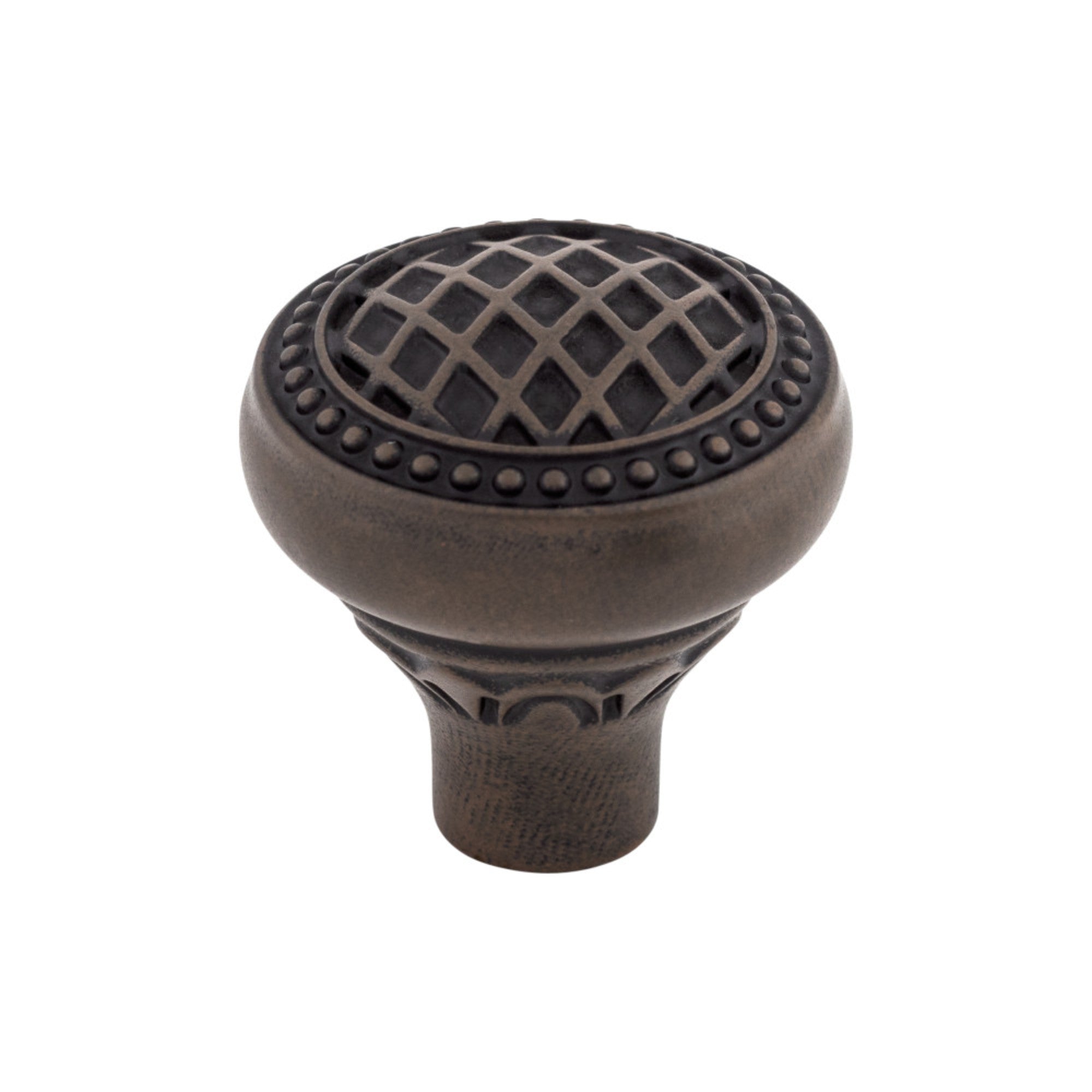 Trevi 1 5/16" Diameter Round Knob - Patina Rouge