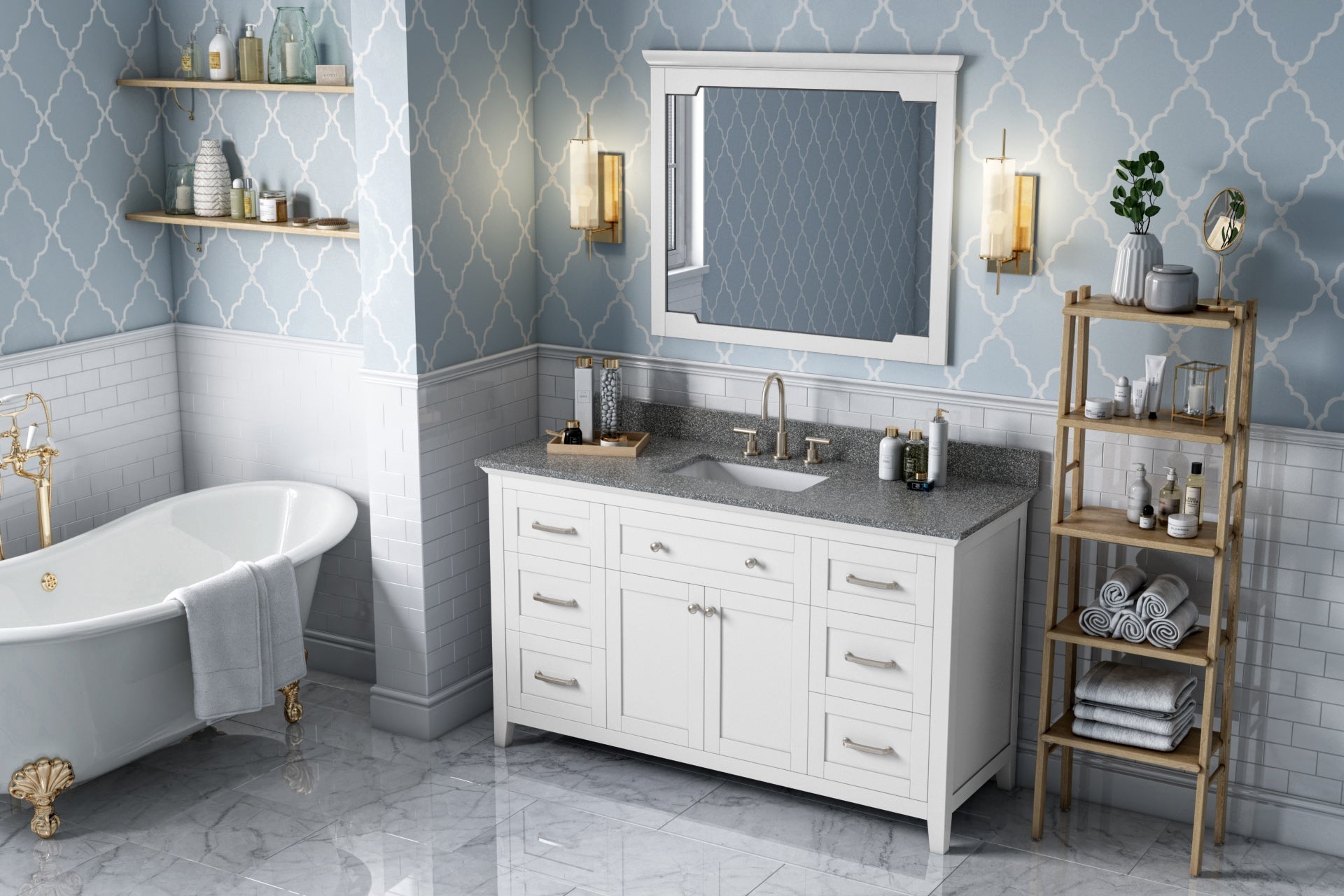 60" Chatham Vanity – White