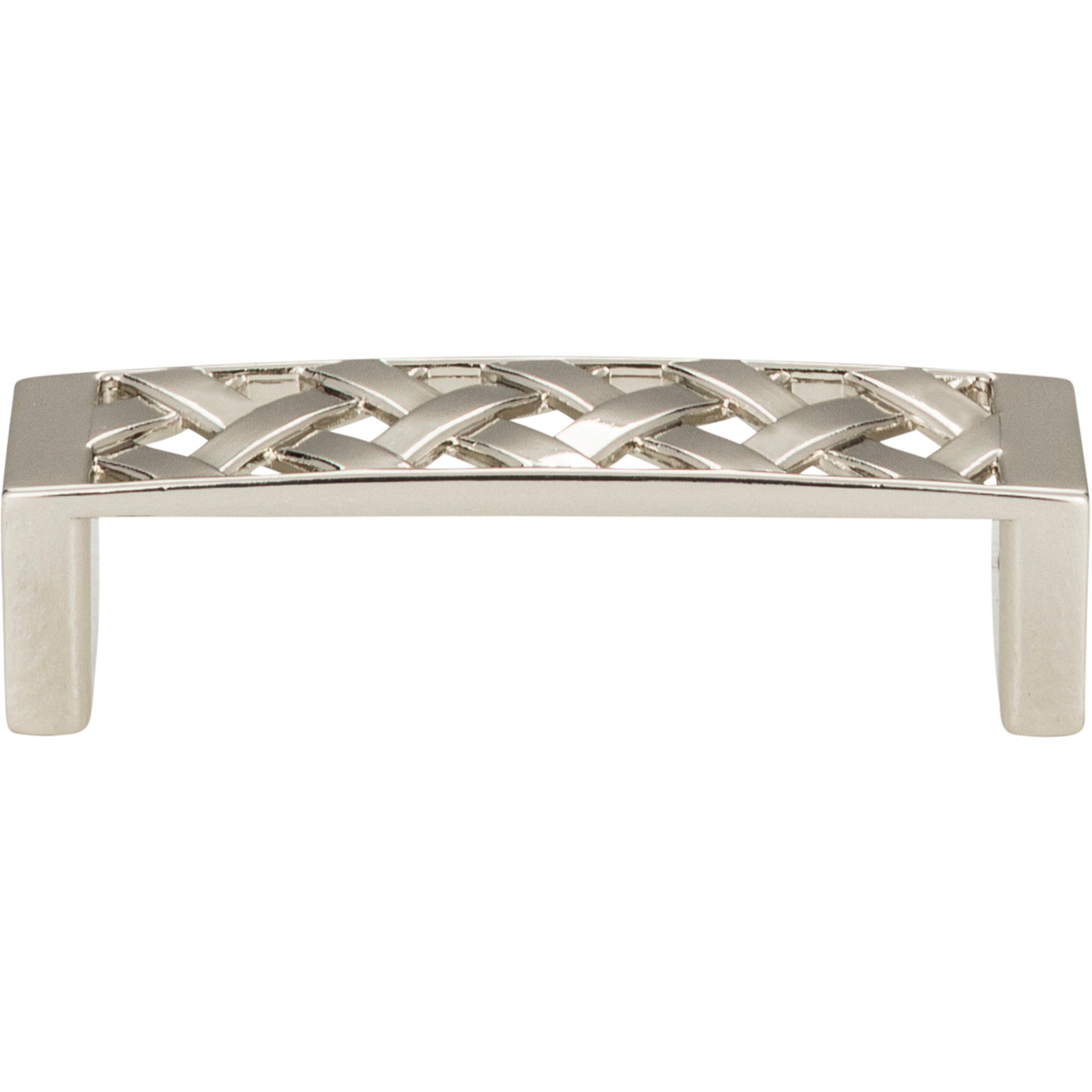 Lattice Bar Pull - Polished Nickel