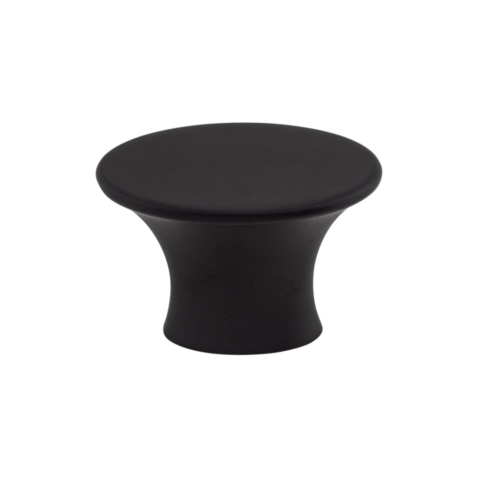 Edgewater 1 5/16" Length Oval Knob - Flat Black