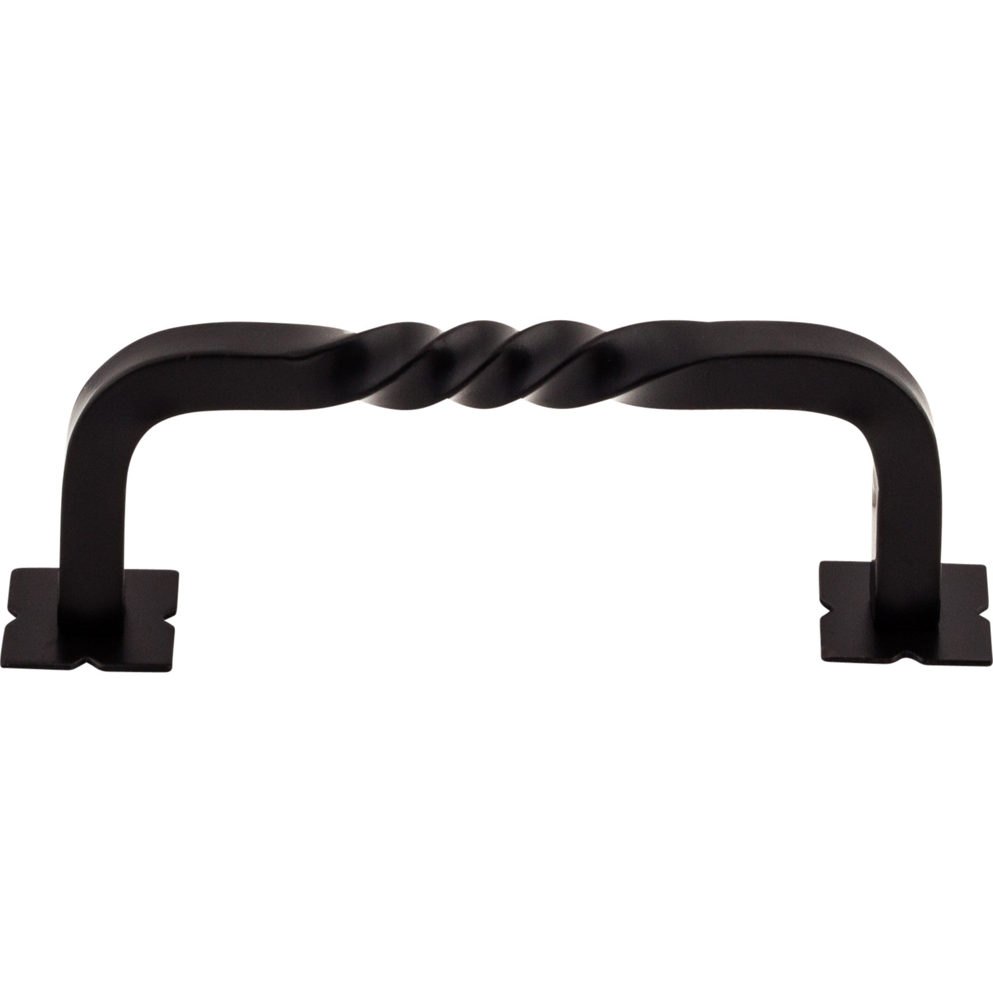 Twist 3 3/4" Center to Center Bar Pull - Patina Black