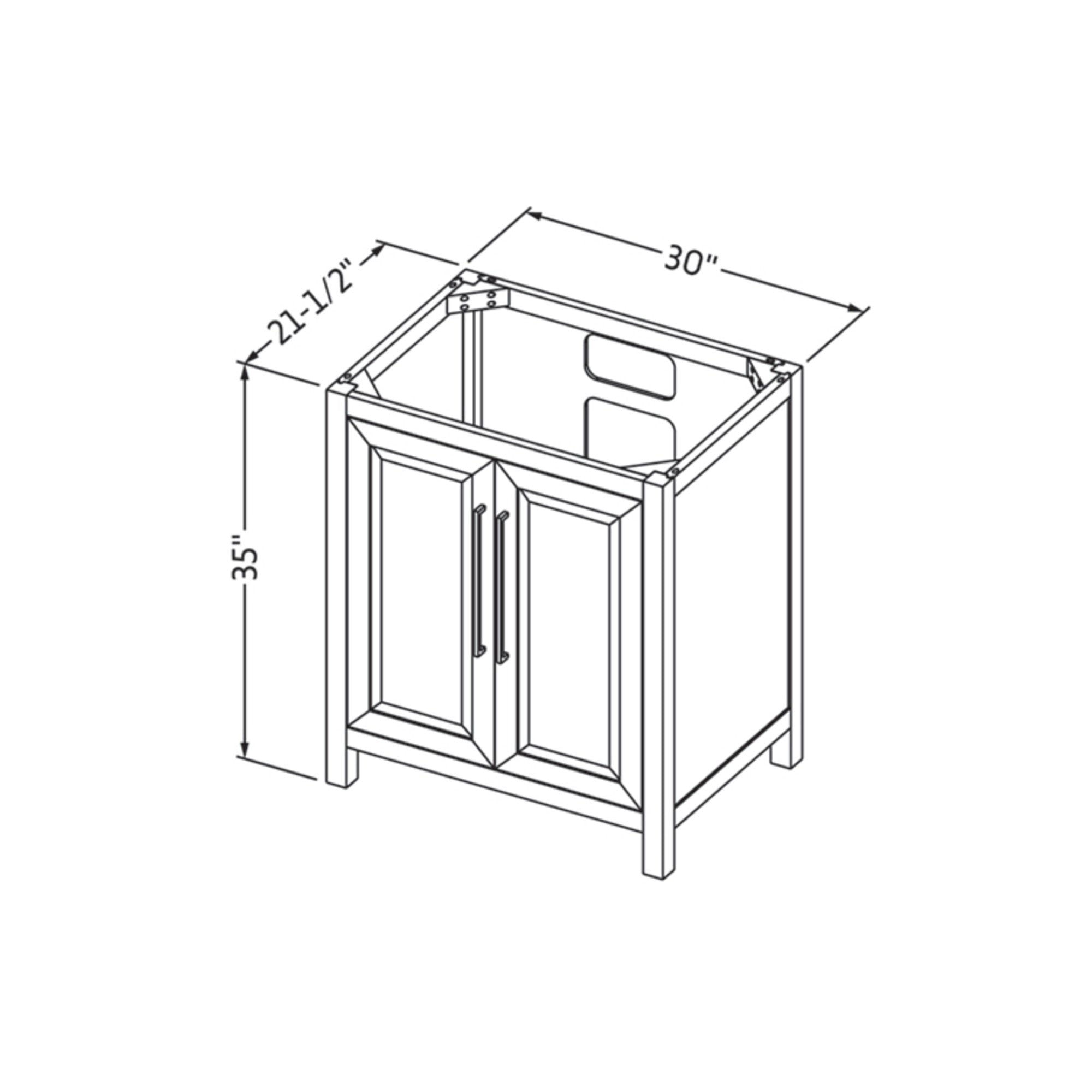 30" Grey Cade Vanity