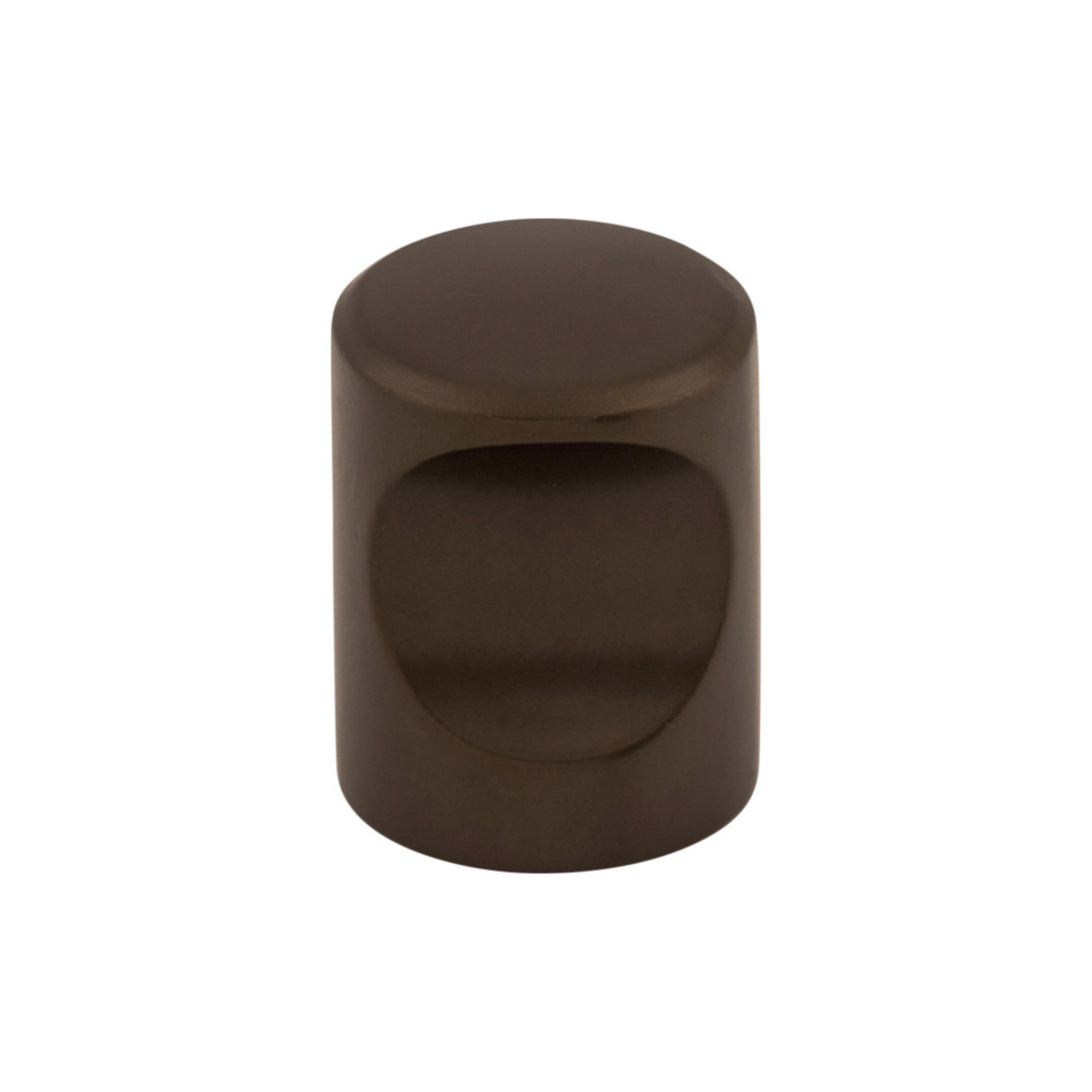 Indent 3/4" Diameter Round Knob - Oil Rubbed Bronze