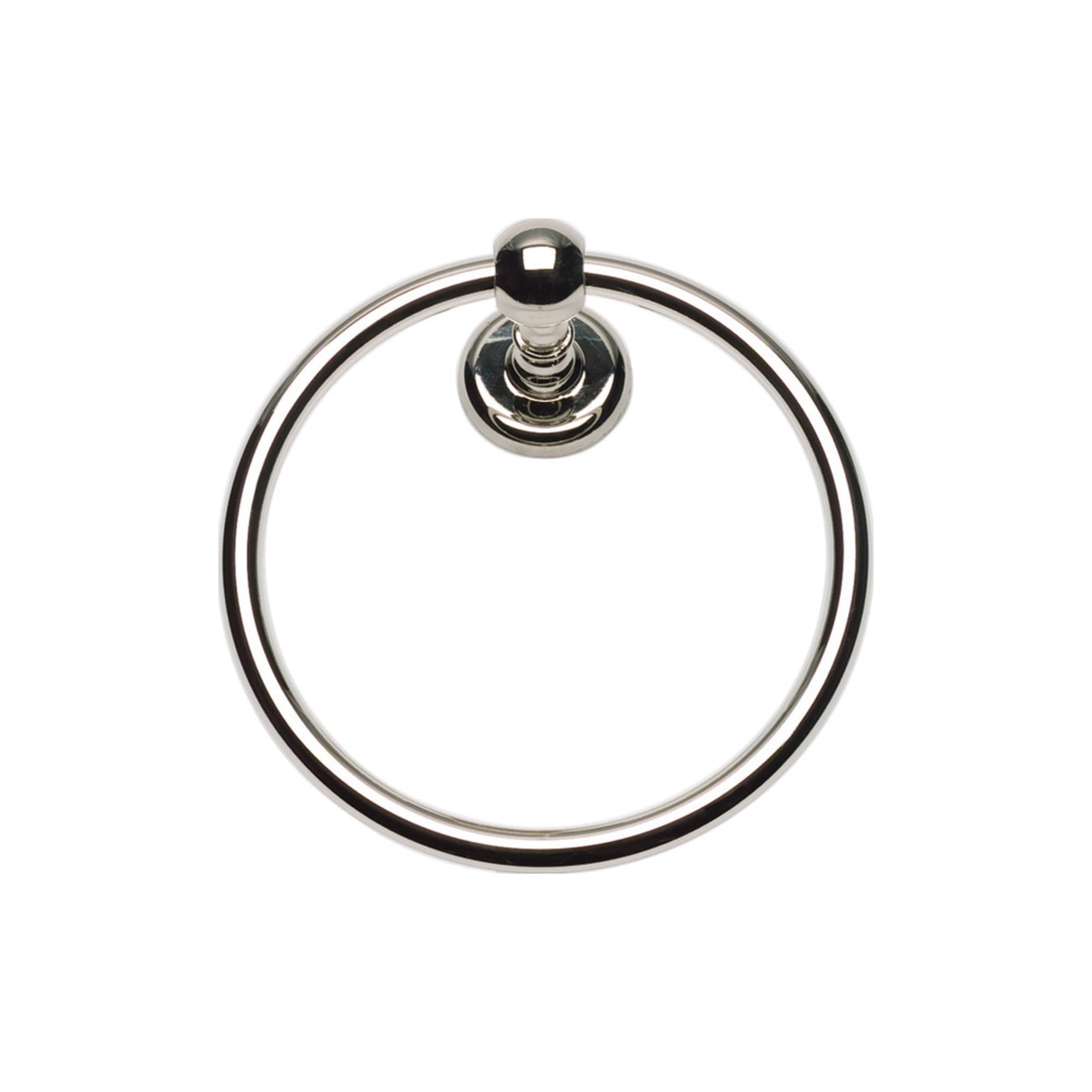 Emma Towel Ring - Polished Nickel
