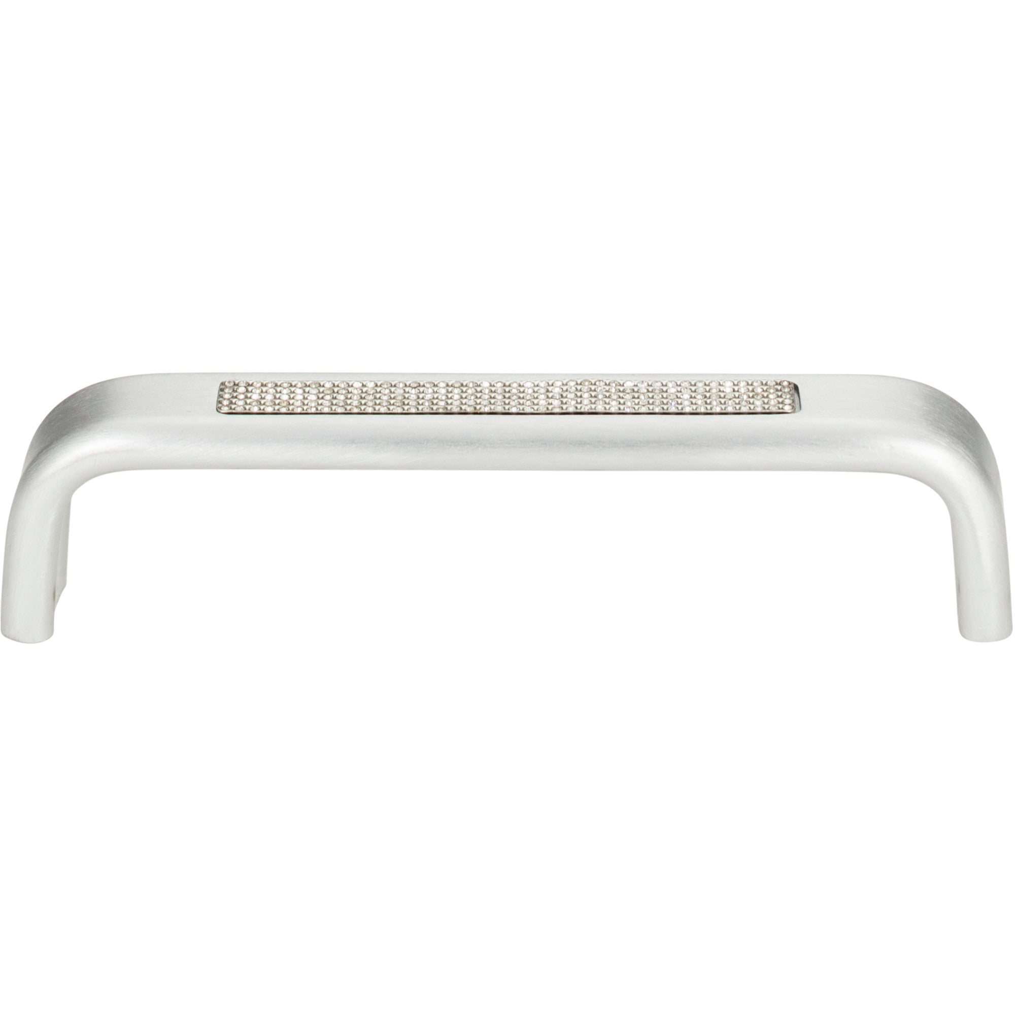 Crystal Arch Pull - Matte Chrome