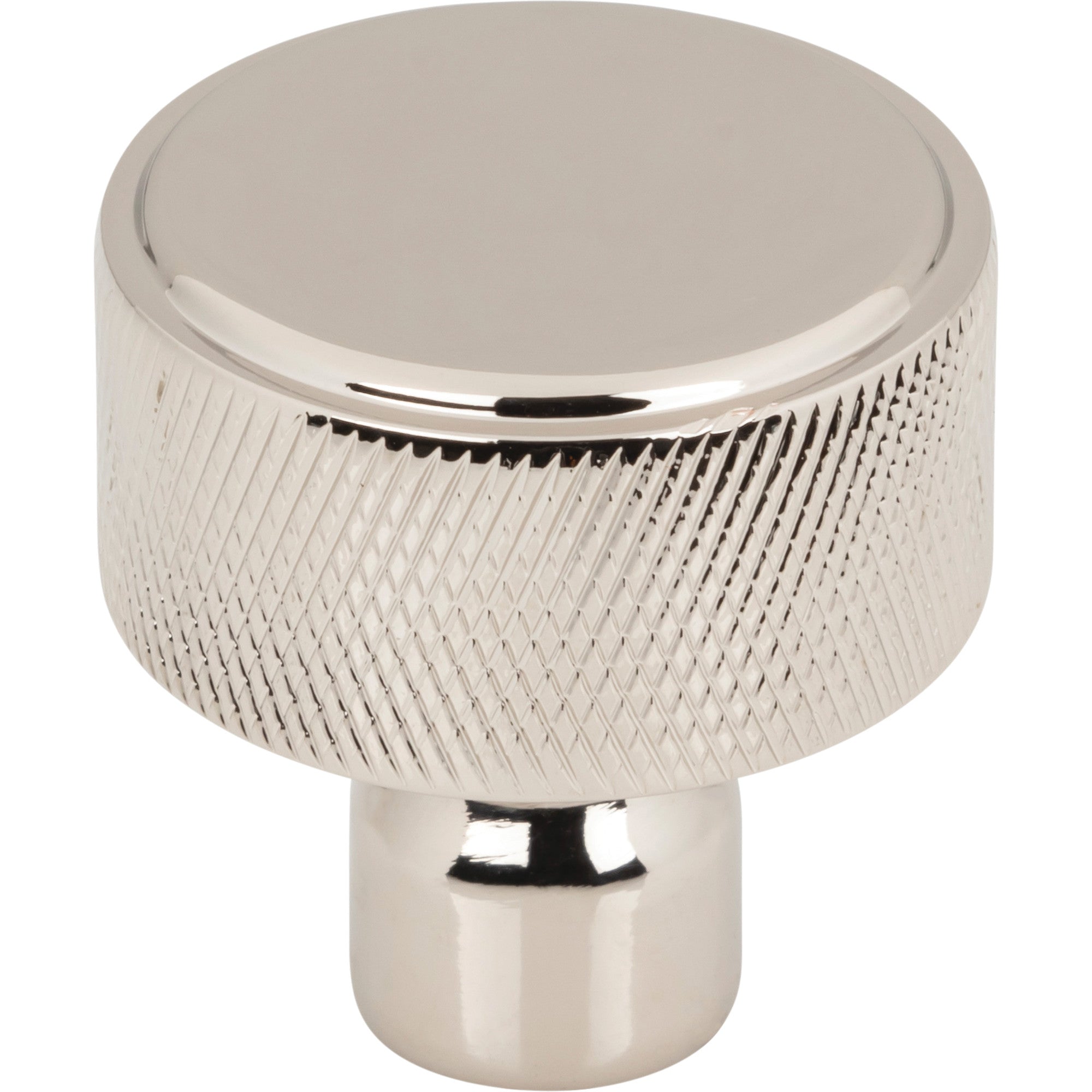 Garrison Round Knob - Polished Nickel