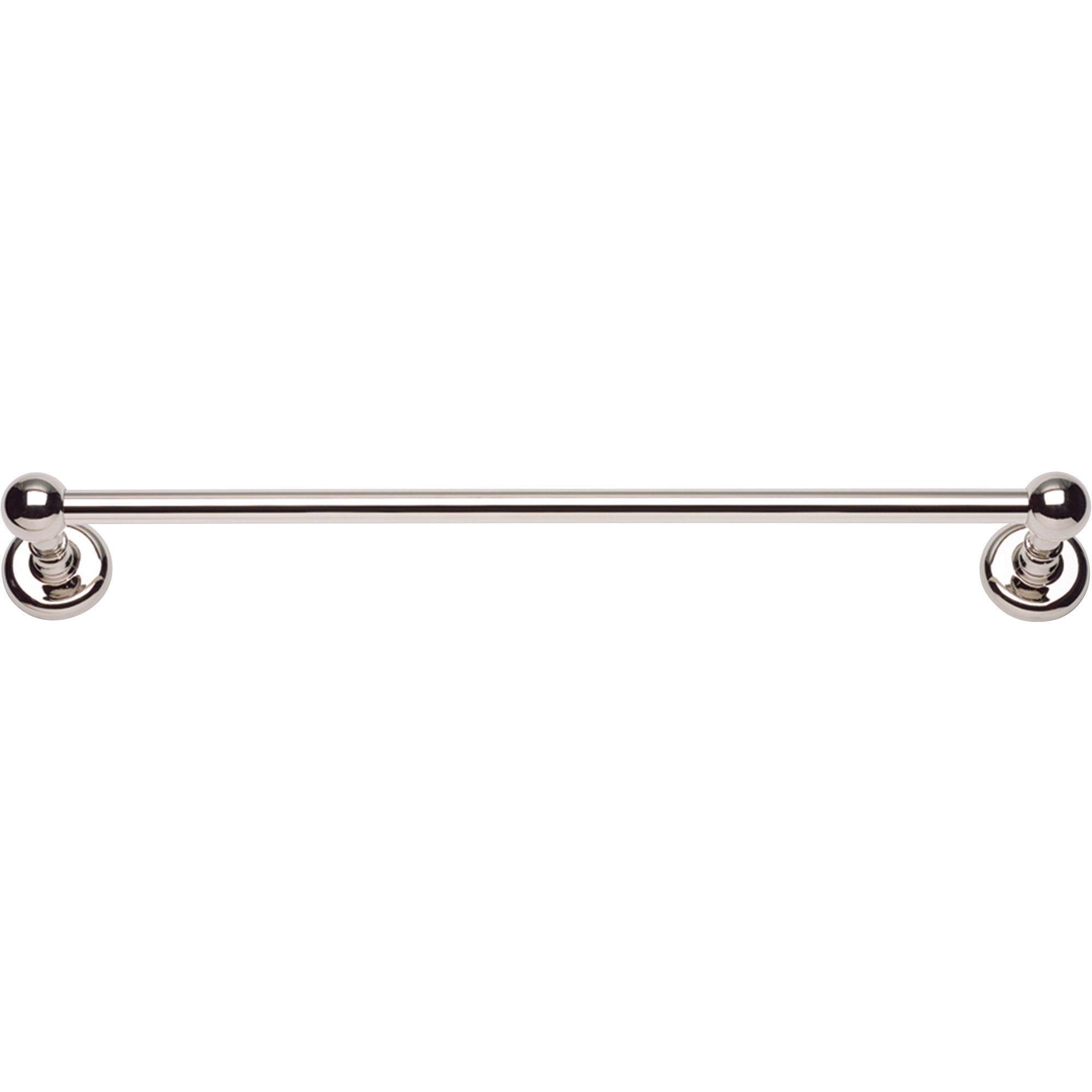 Emma Single 20 1/16" Towel Bar - Polished Nickel