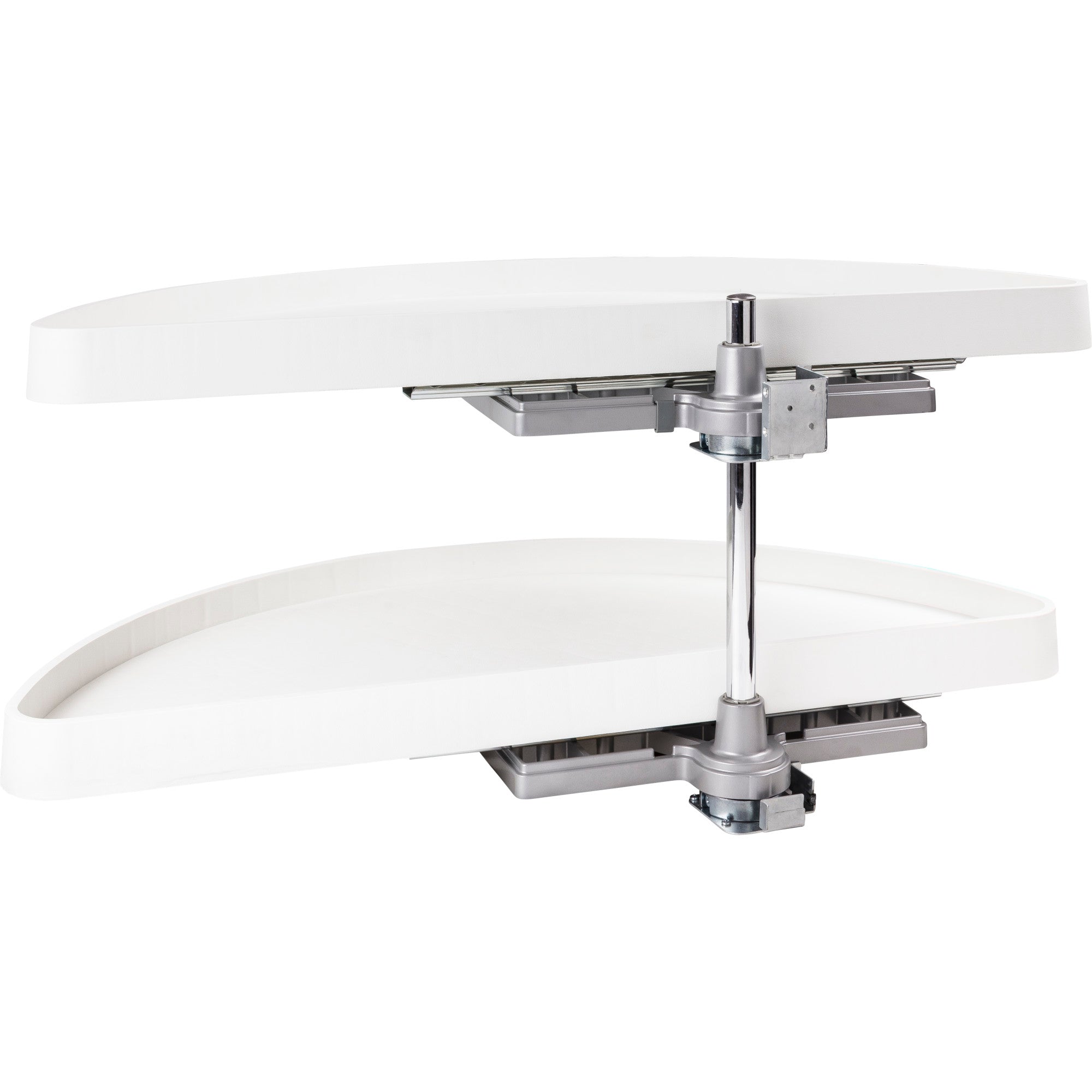 38" Plastic Half-Moon Lazy Susan