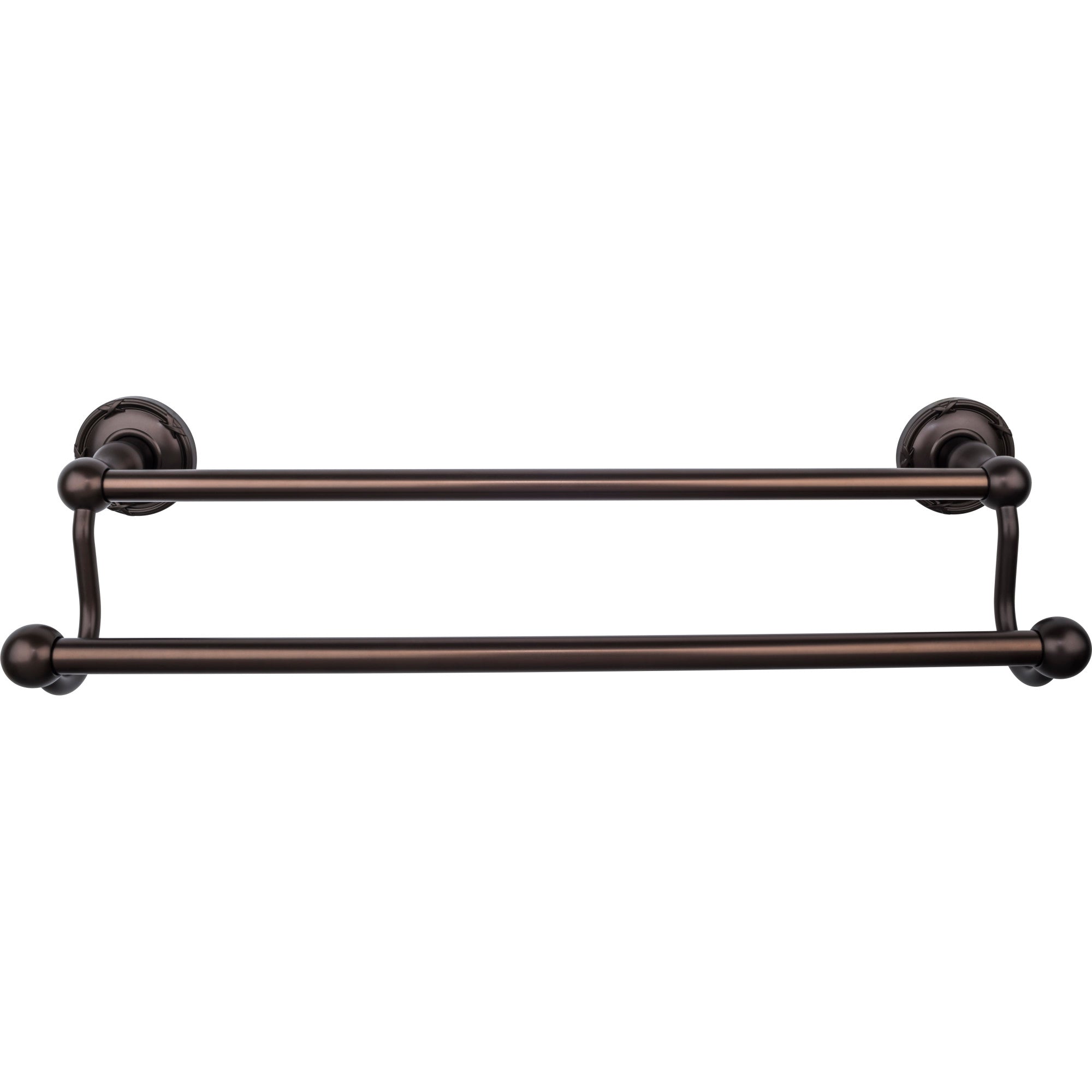 TOP BATH (R) Edwardian Bath Double 20 1/2" Wall Mounted Towel Bar - Oil Rubbed Bronze