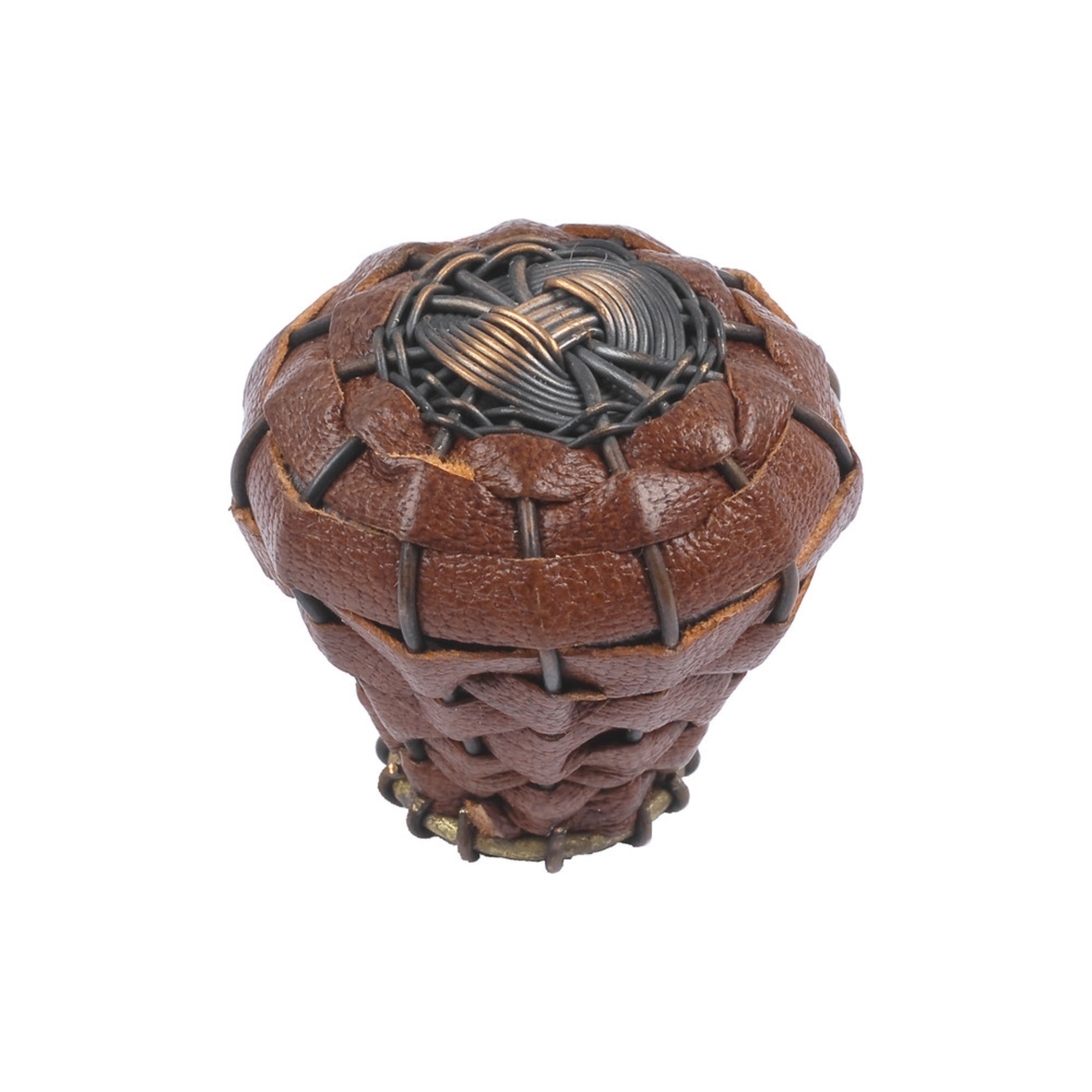 Hamptons Round Knob - Aged Bronze