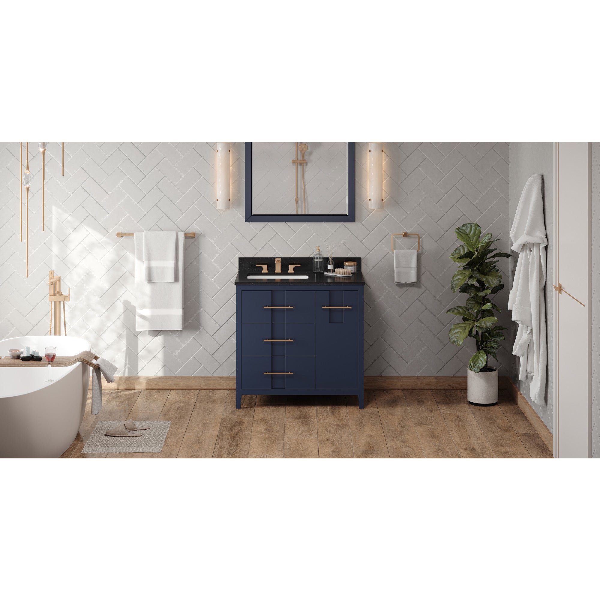 36" Katara Vanity – Left Offset
