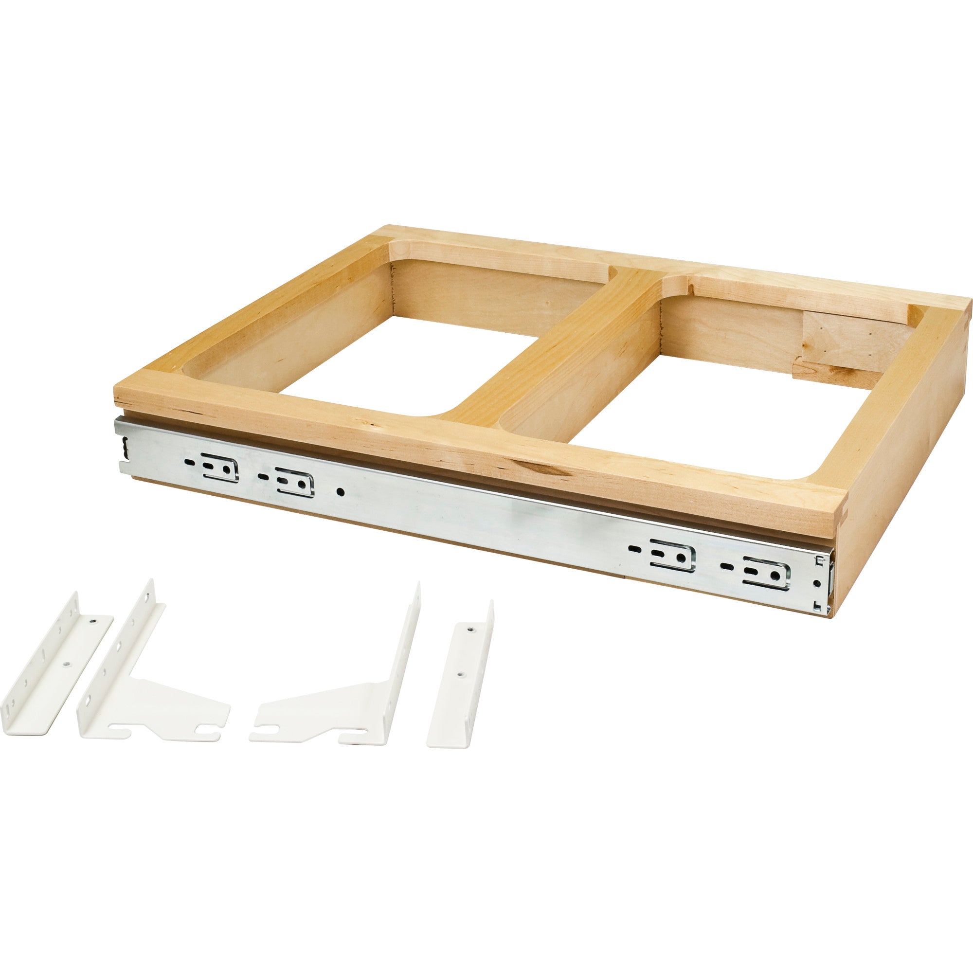 Double Black 35 Quart Top-Mount Trashcan Pullout for 21" Opening