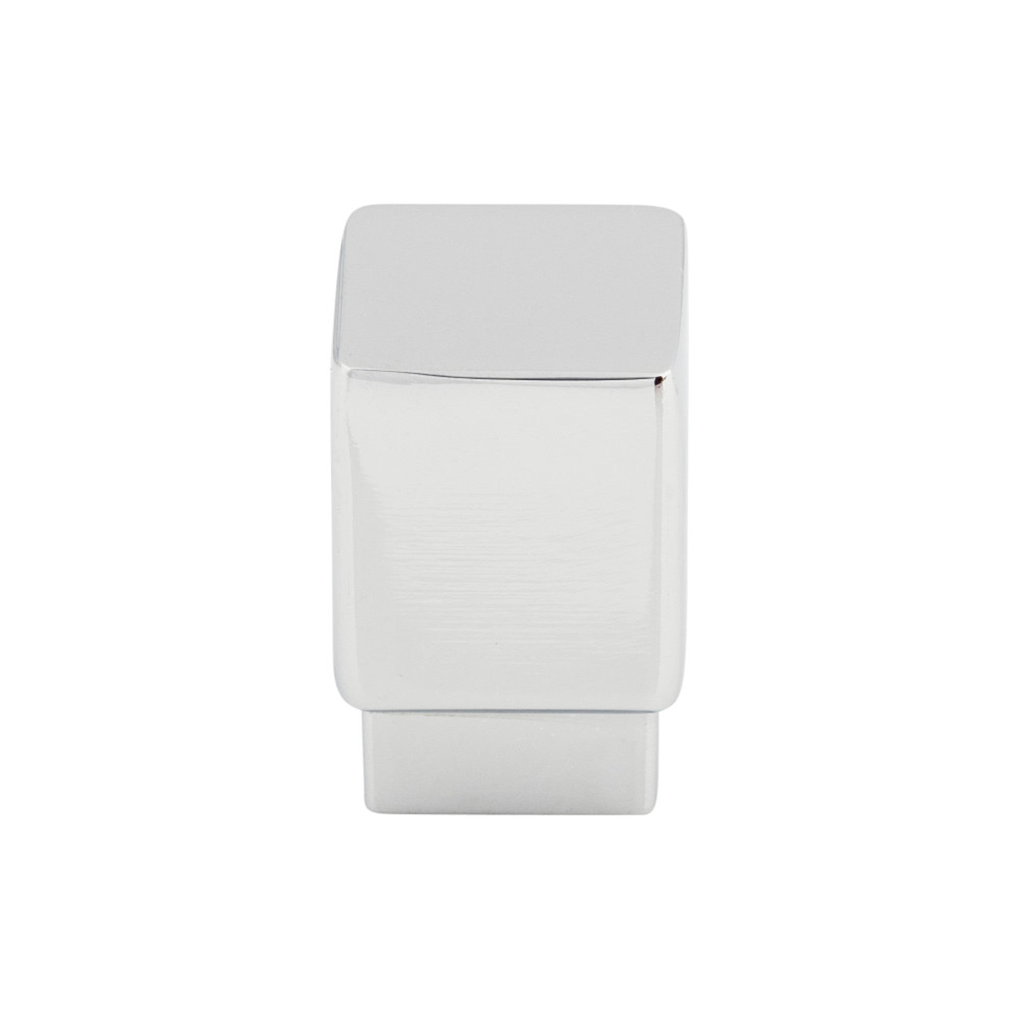 Tapered Square Knob - Polished Chrome