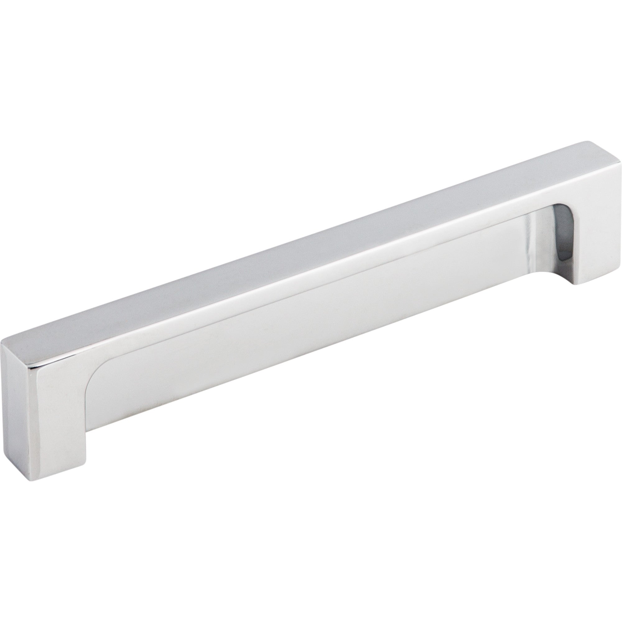 Modern Metro 5" Center to Center Finger Pull - Polished Chrome