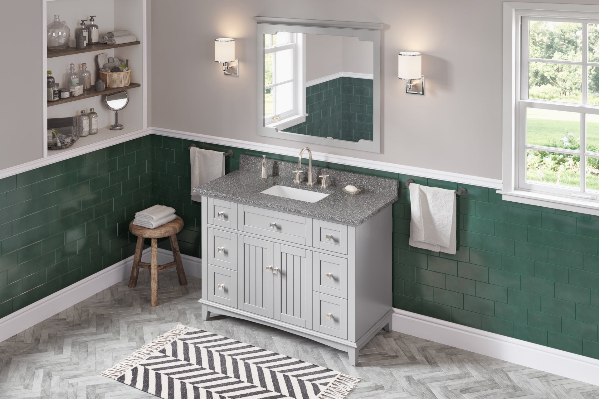 48" Savino Vanity – Grey