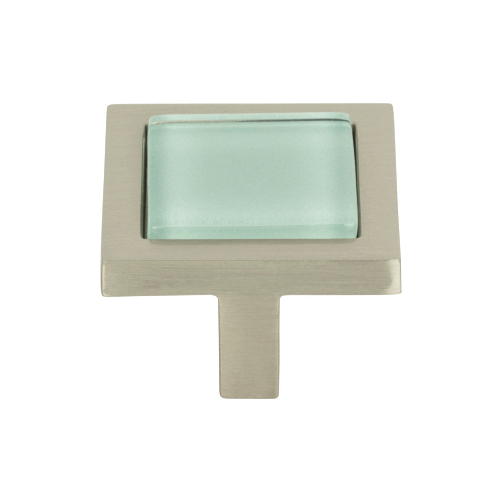 Spa Square Knob - Brushed Nickel