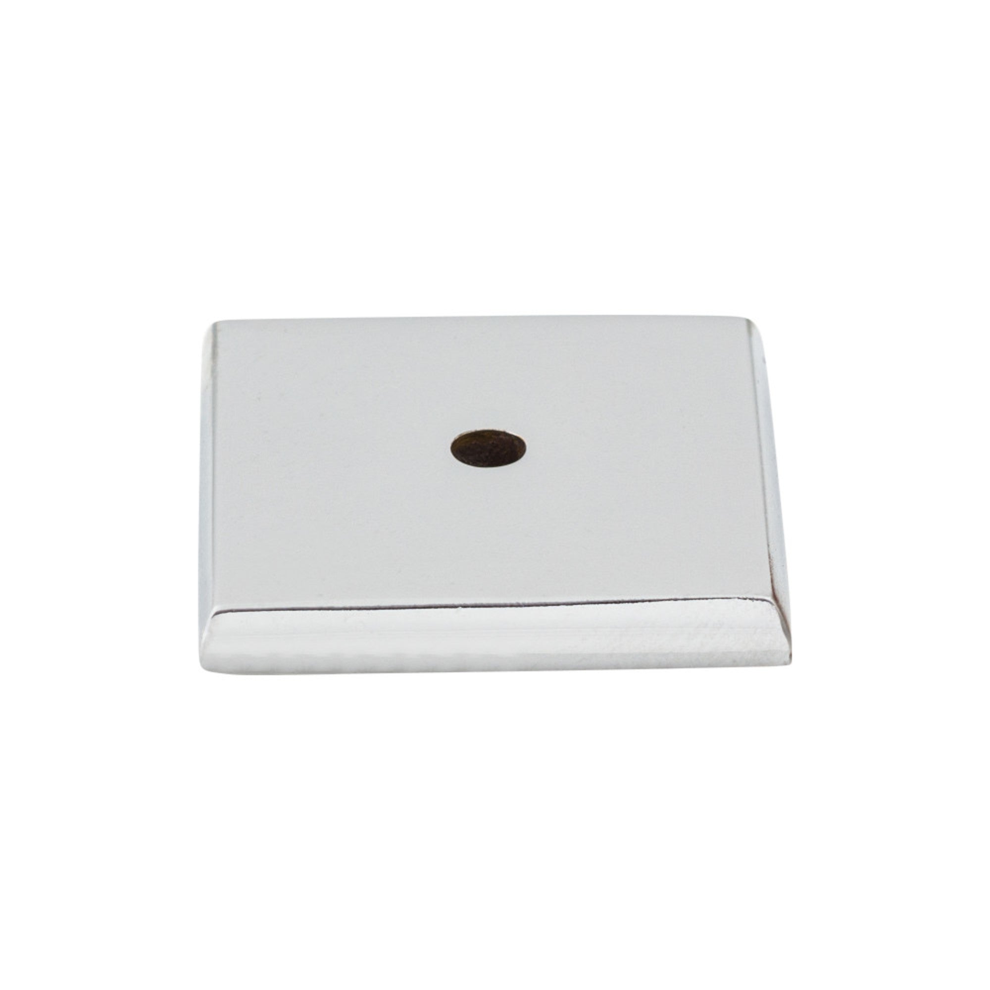 Aspen II Square Knob Backplate - Polished Chrome
