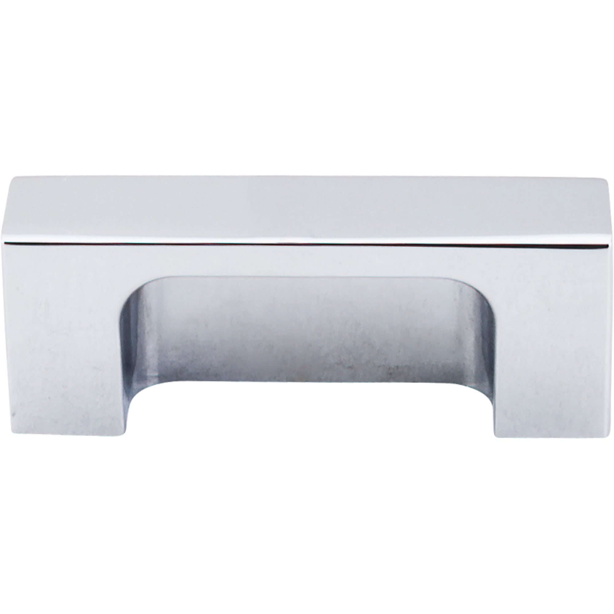 Modern Metro 2" Center to Center Finger Pull - Polished Chrome
