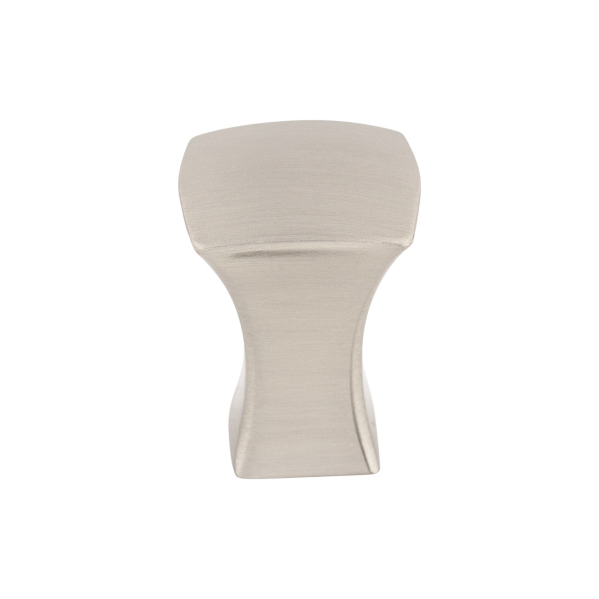 Glacier Square Knob - Brushed Satin Nickel
