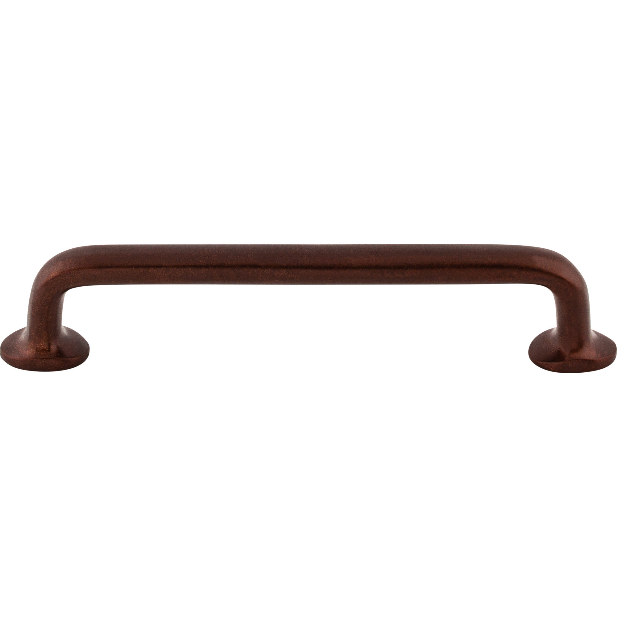 Aspen Rounded 6" Center to Center Bar Pull - Mahogany Bronze