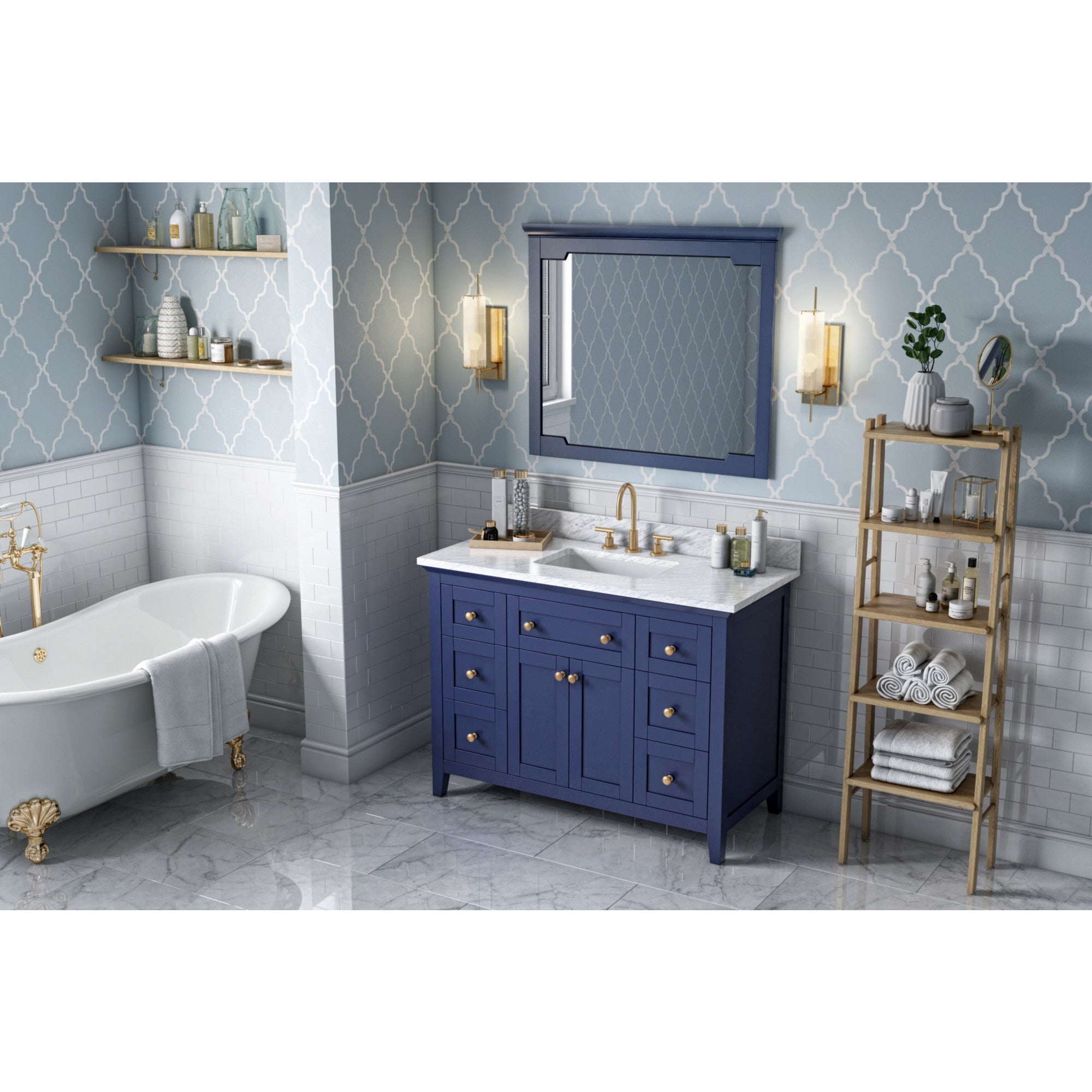 48" Chatham Vanity – Hale Blue