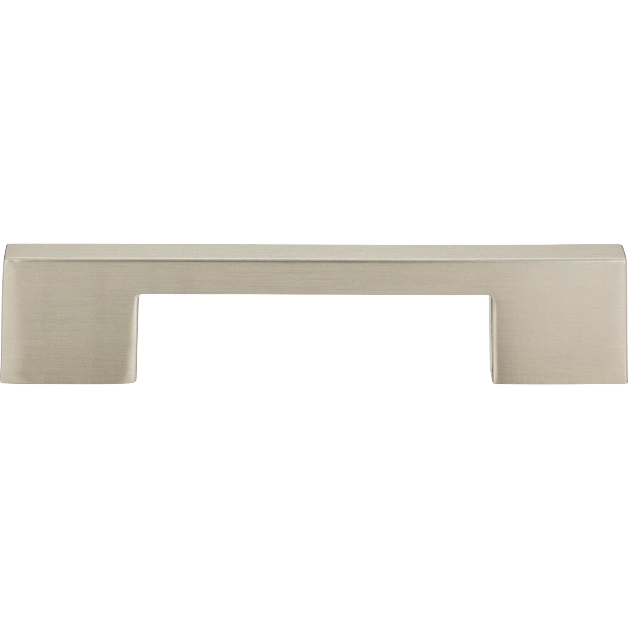 Thin Square Bar Pull - Brushed Nickel