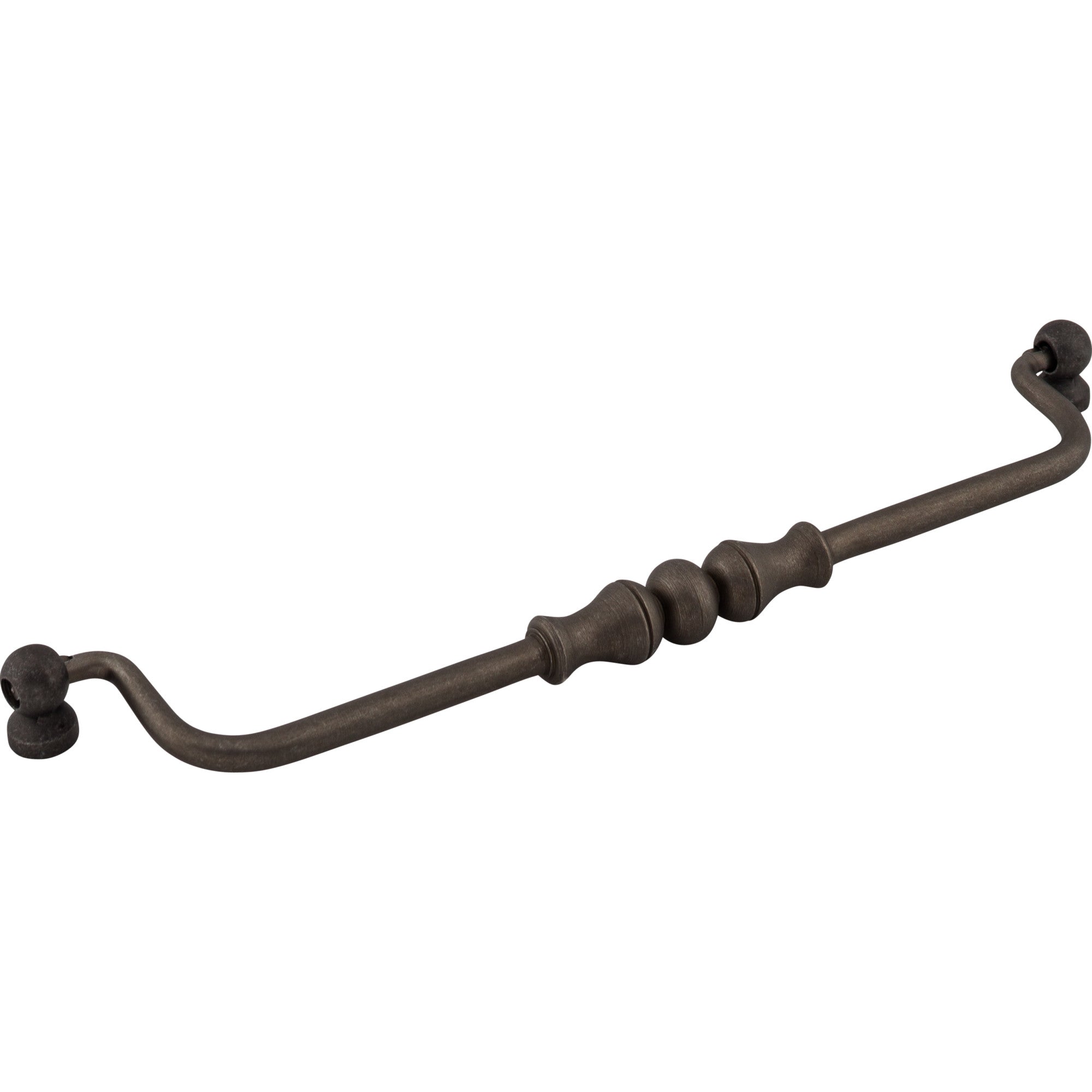 Orne 10" Center to Center Drop Handle - Pewter