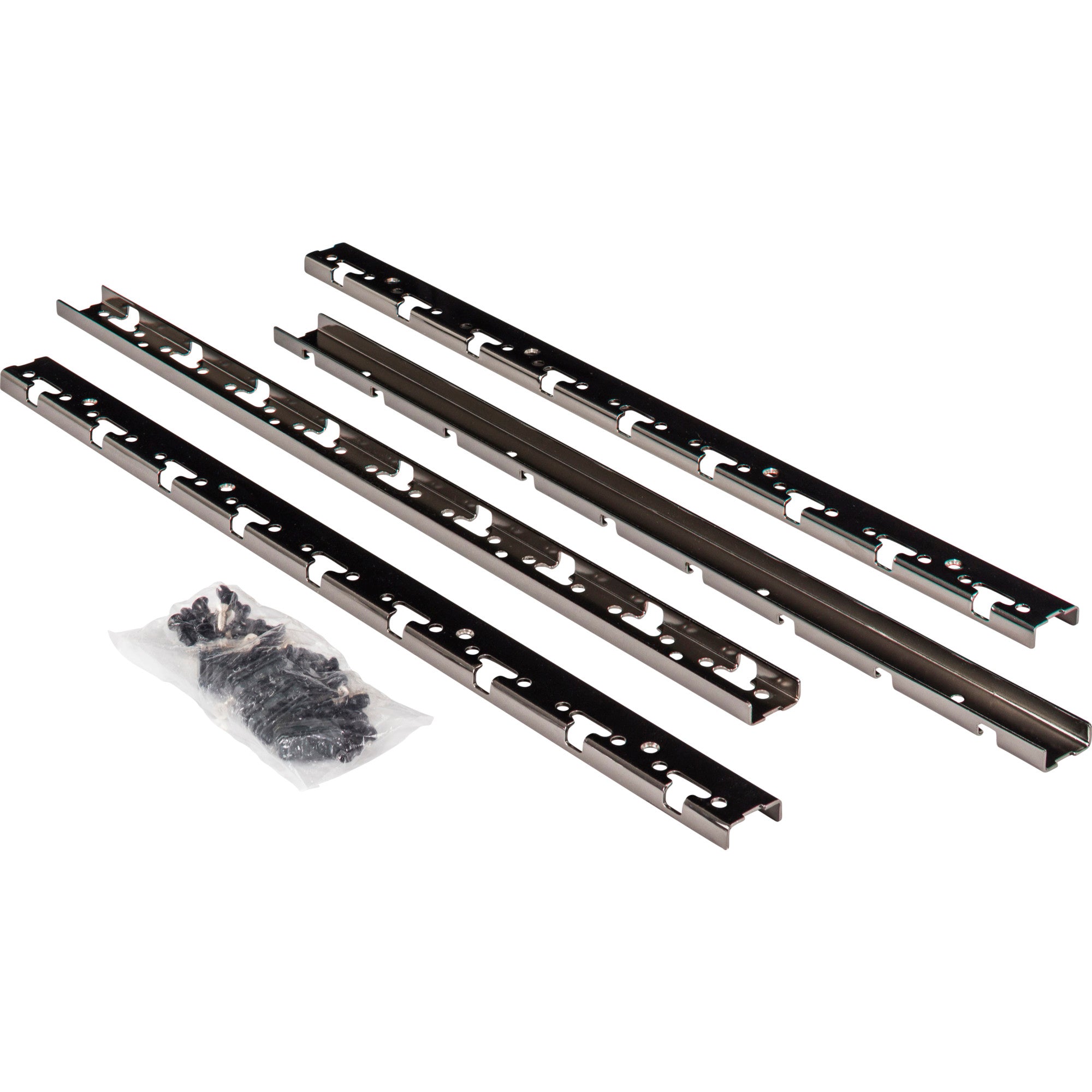 Black Nickel STORAGE WITH STYLE® Metal Pilaster Set for Pullout Baskets (21-1/2" Height)