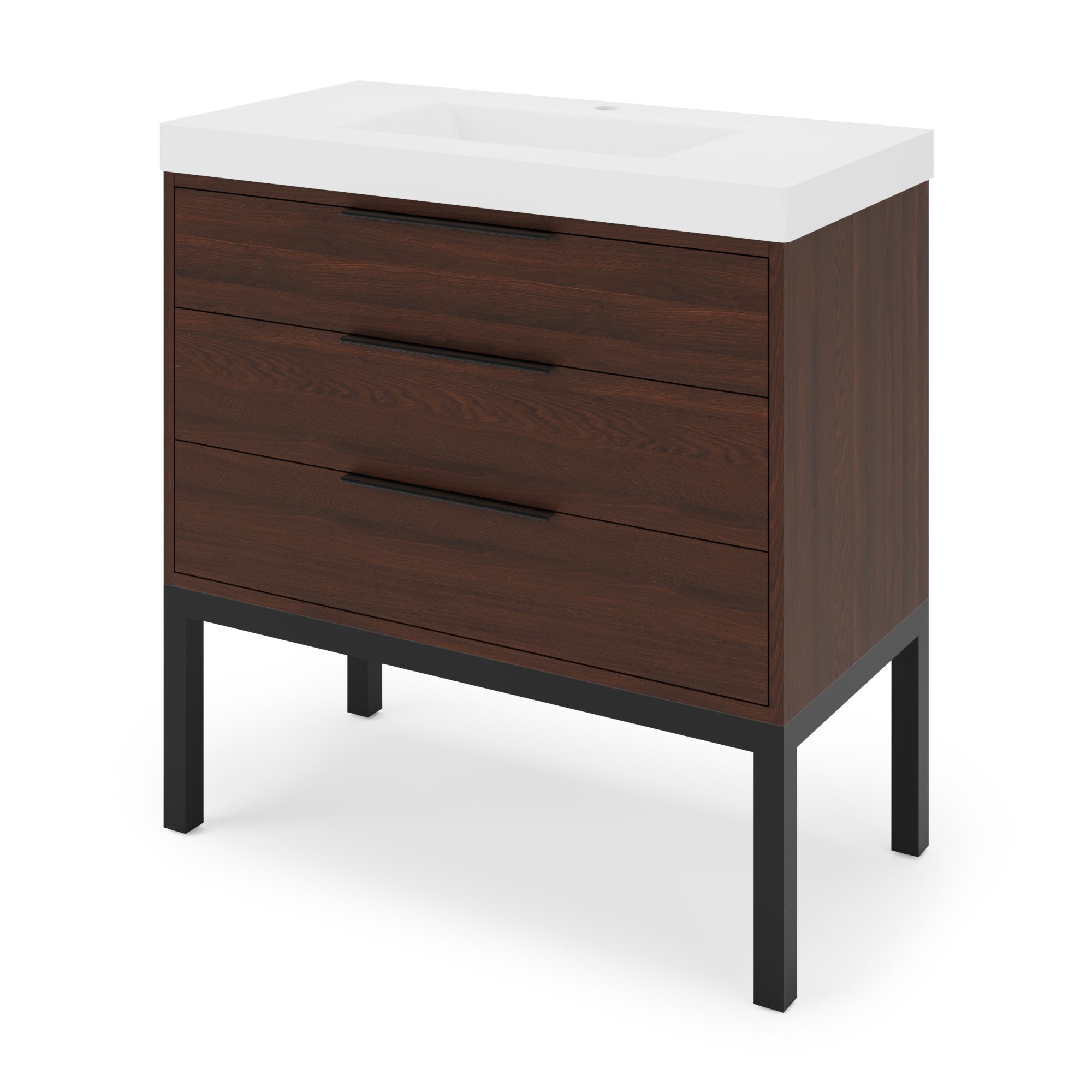 36" Gardner Vanity – Dark Walnut