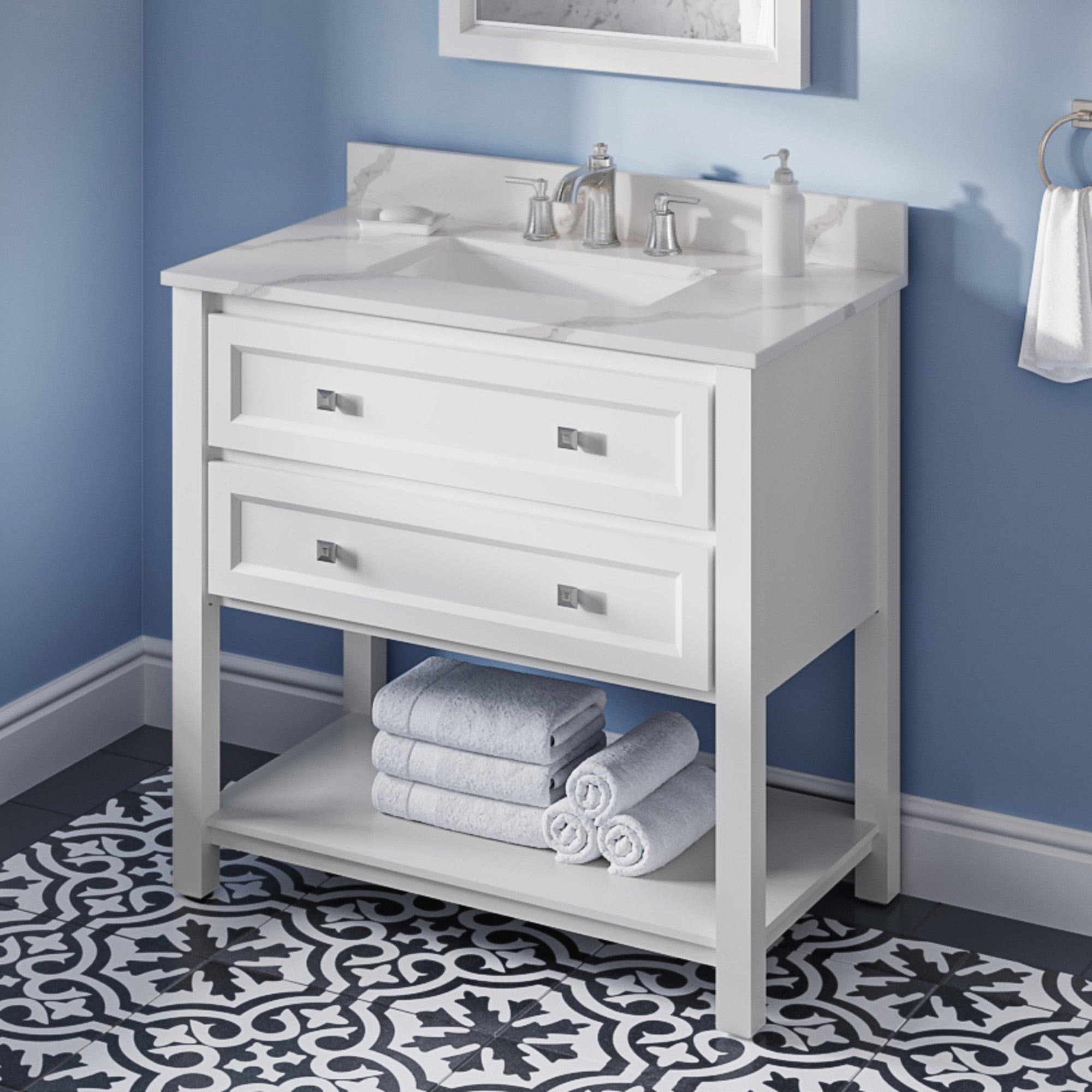 36" Adler Vanity – White