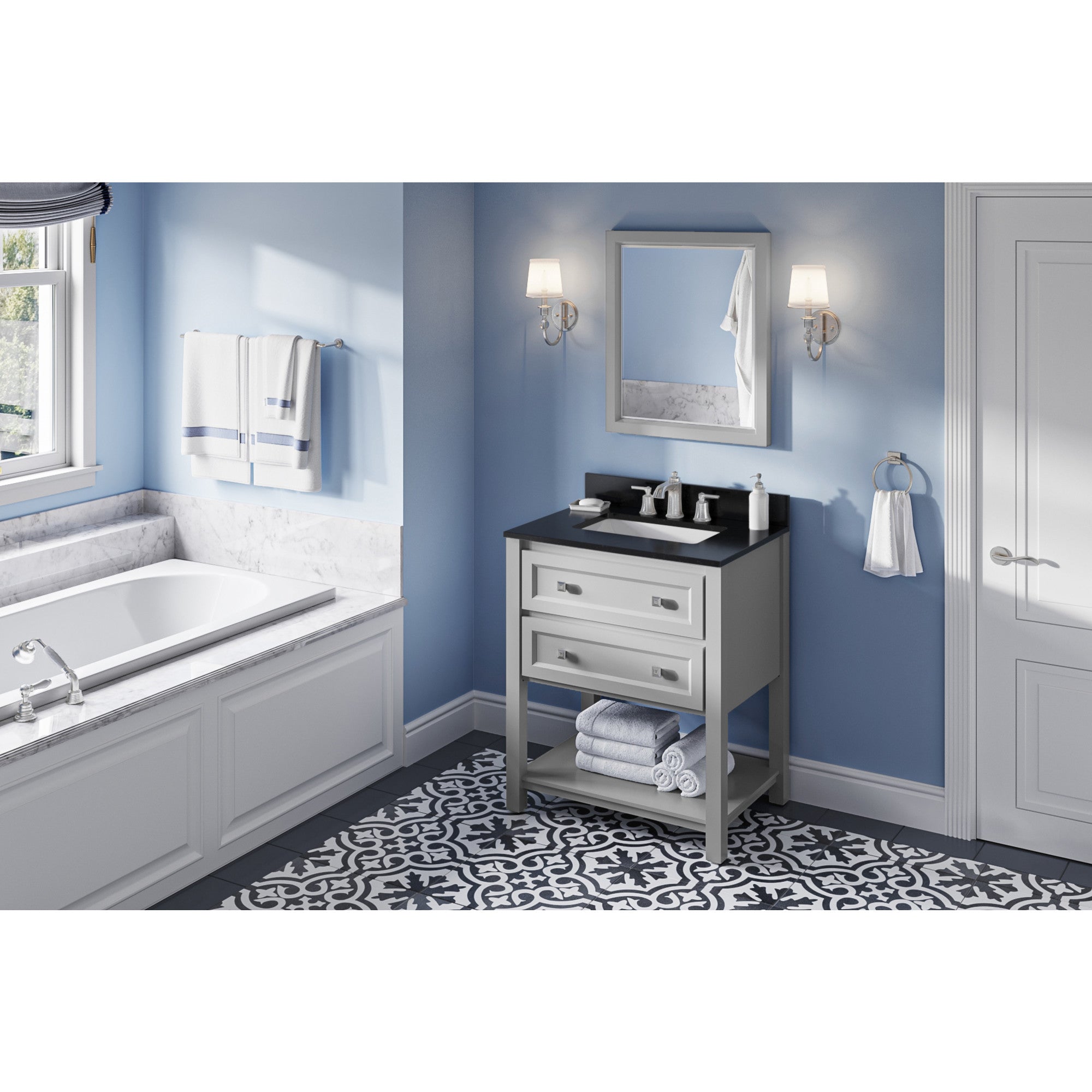 30" Adler Vanity – Grey