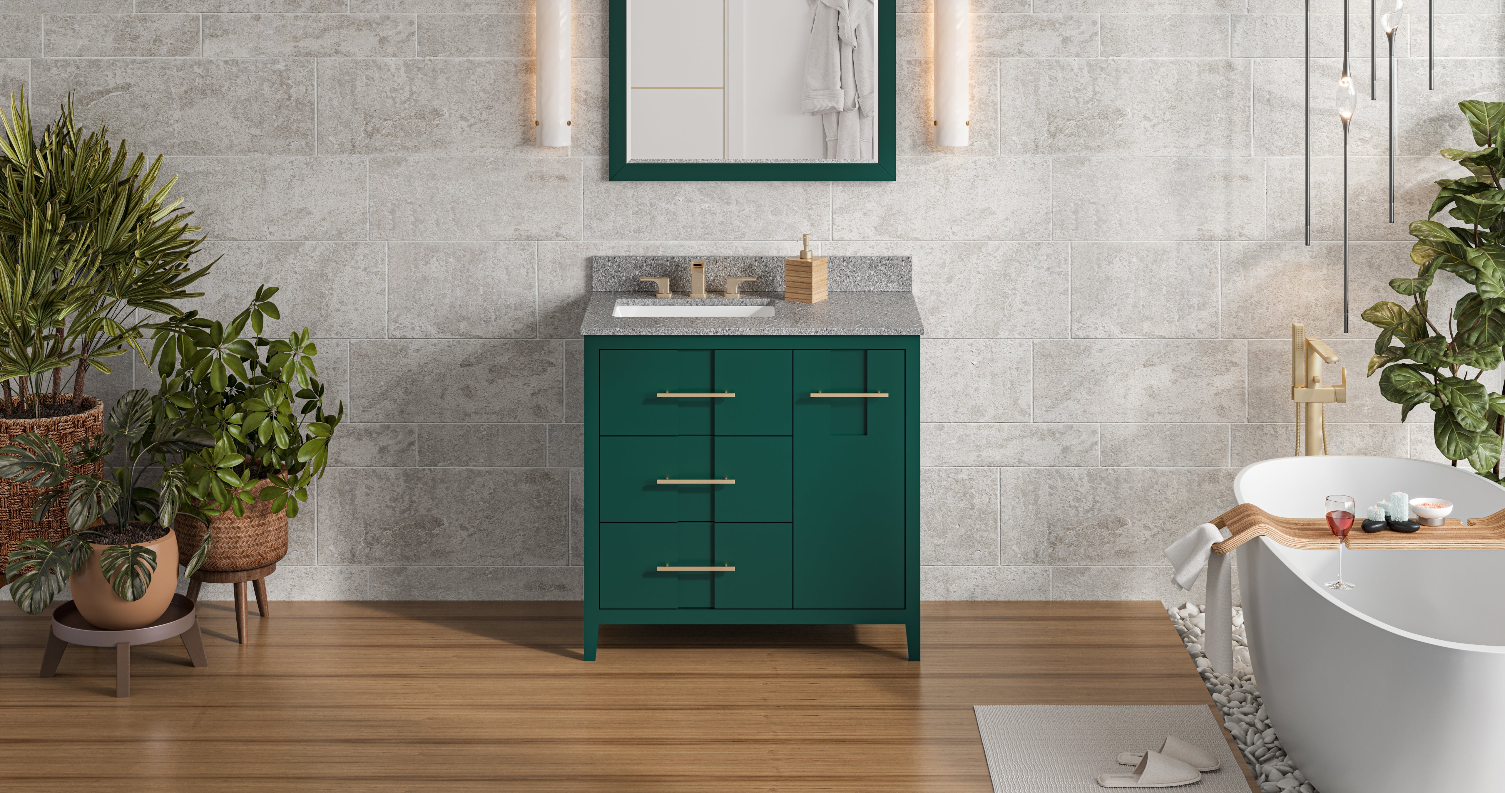 36" Katara Vanity – Left Offset