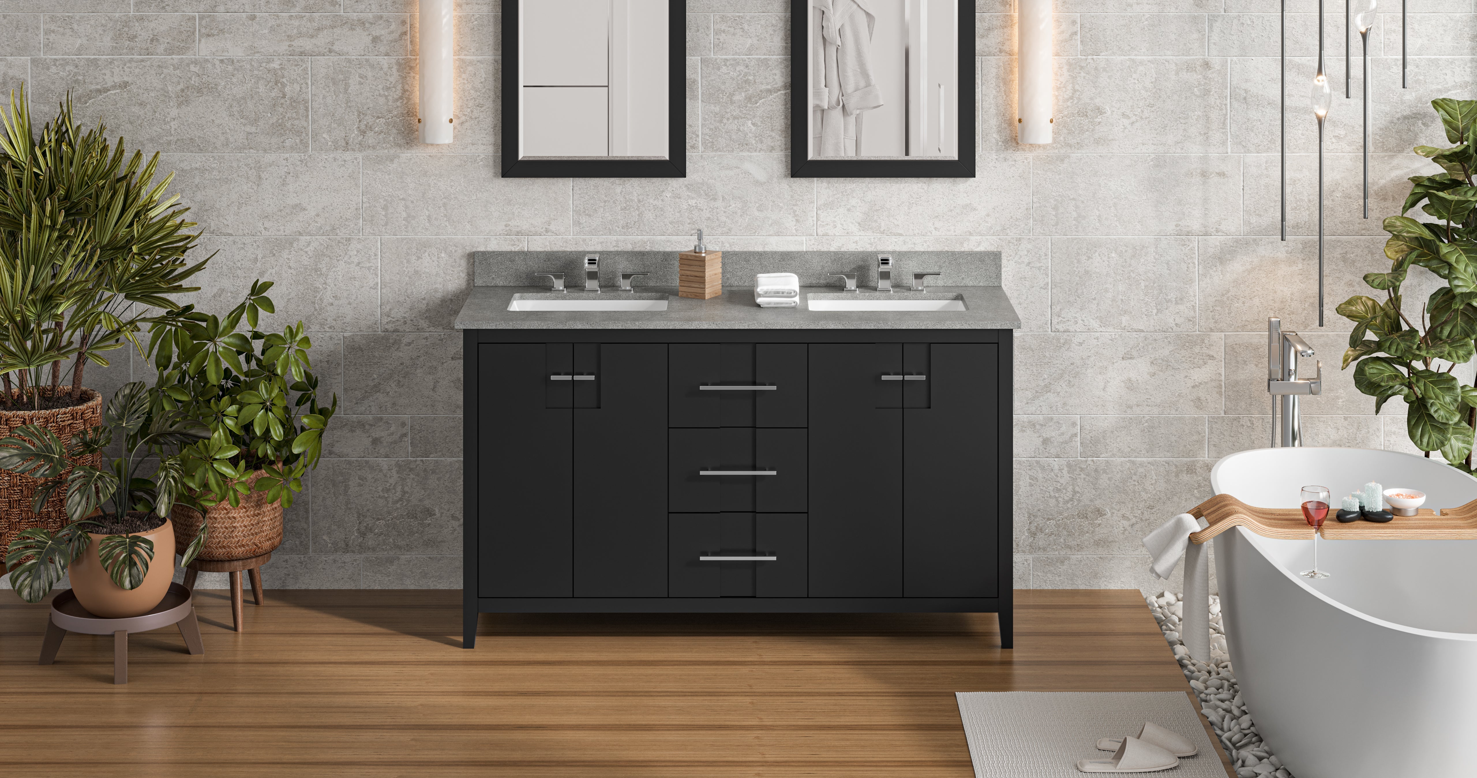 60" Katara Vanity – Double Bowl
