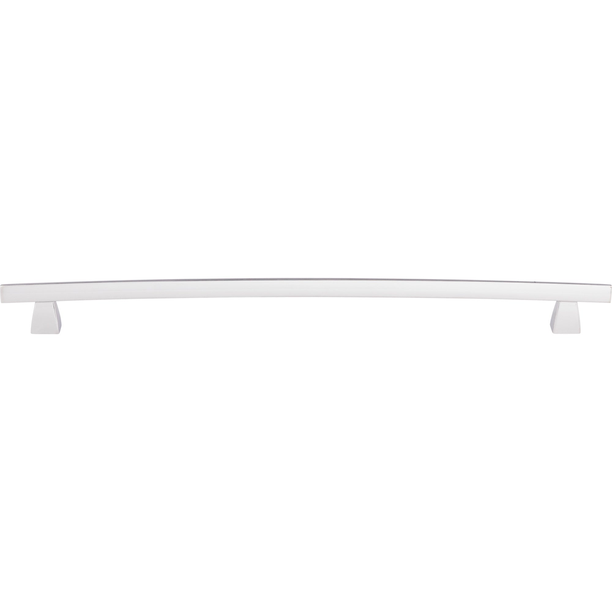 Arched 12" Center to Center Bar Pull - Polished Chrome