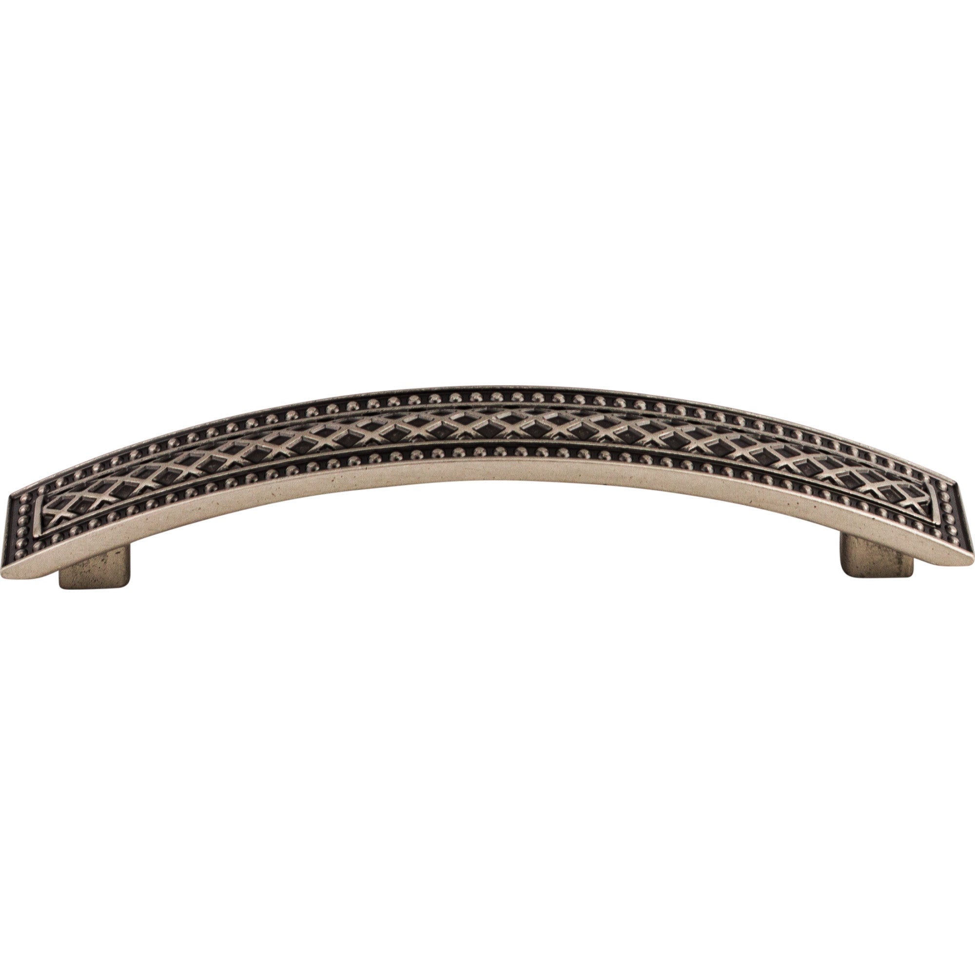 Trevi Crest Bar Pull - Pewter Antique