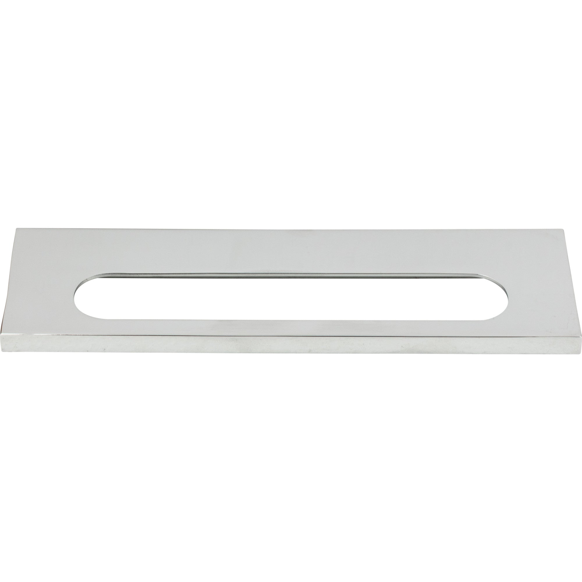 Modern Square Finger Pull - Polished Chrome