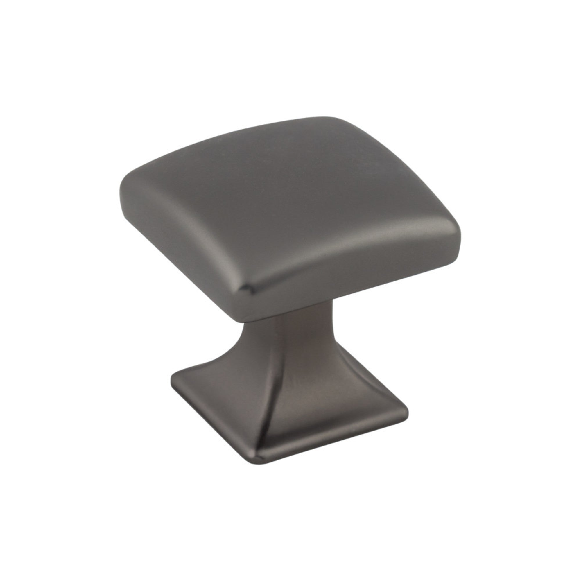 Contour 1 1/8" Length Square Knob - Ash Gray