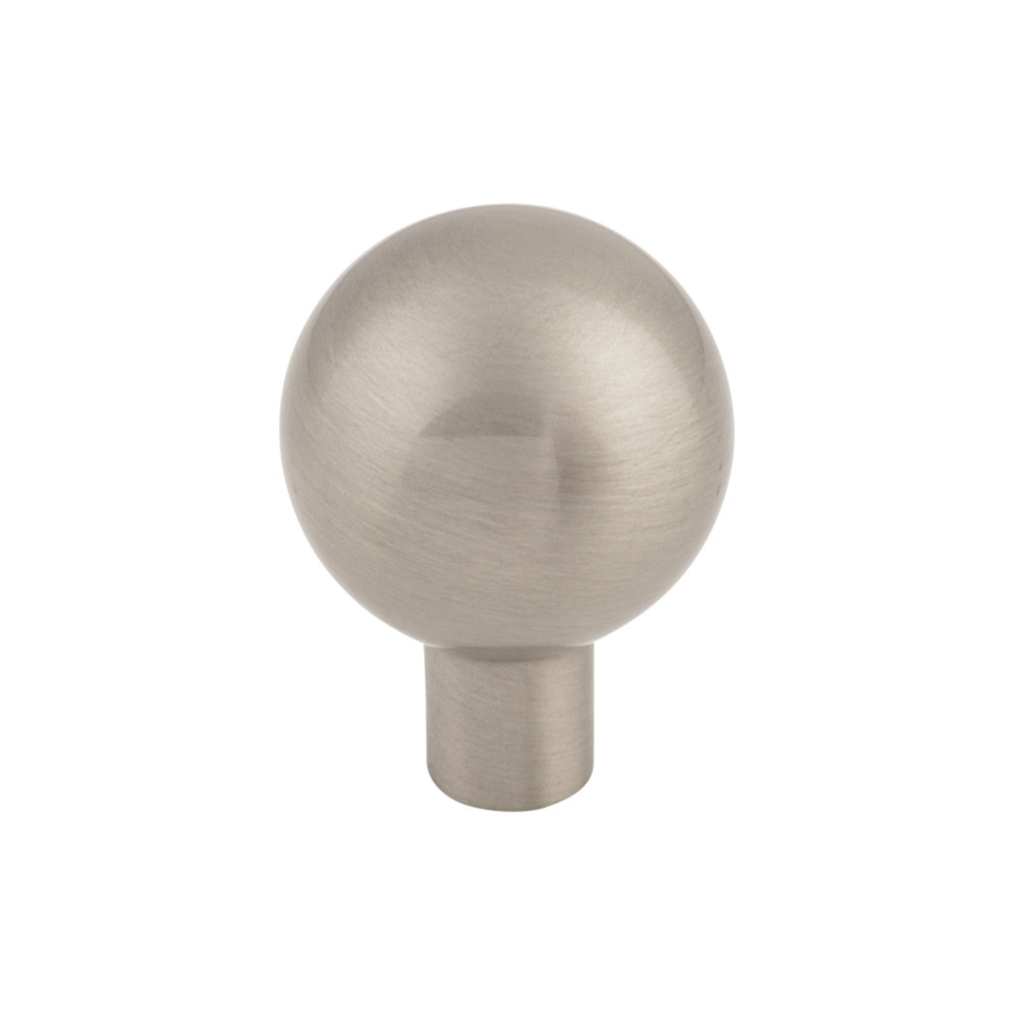 Brookline 1" Diameter Round Knob - Brushed Satin Nickel