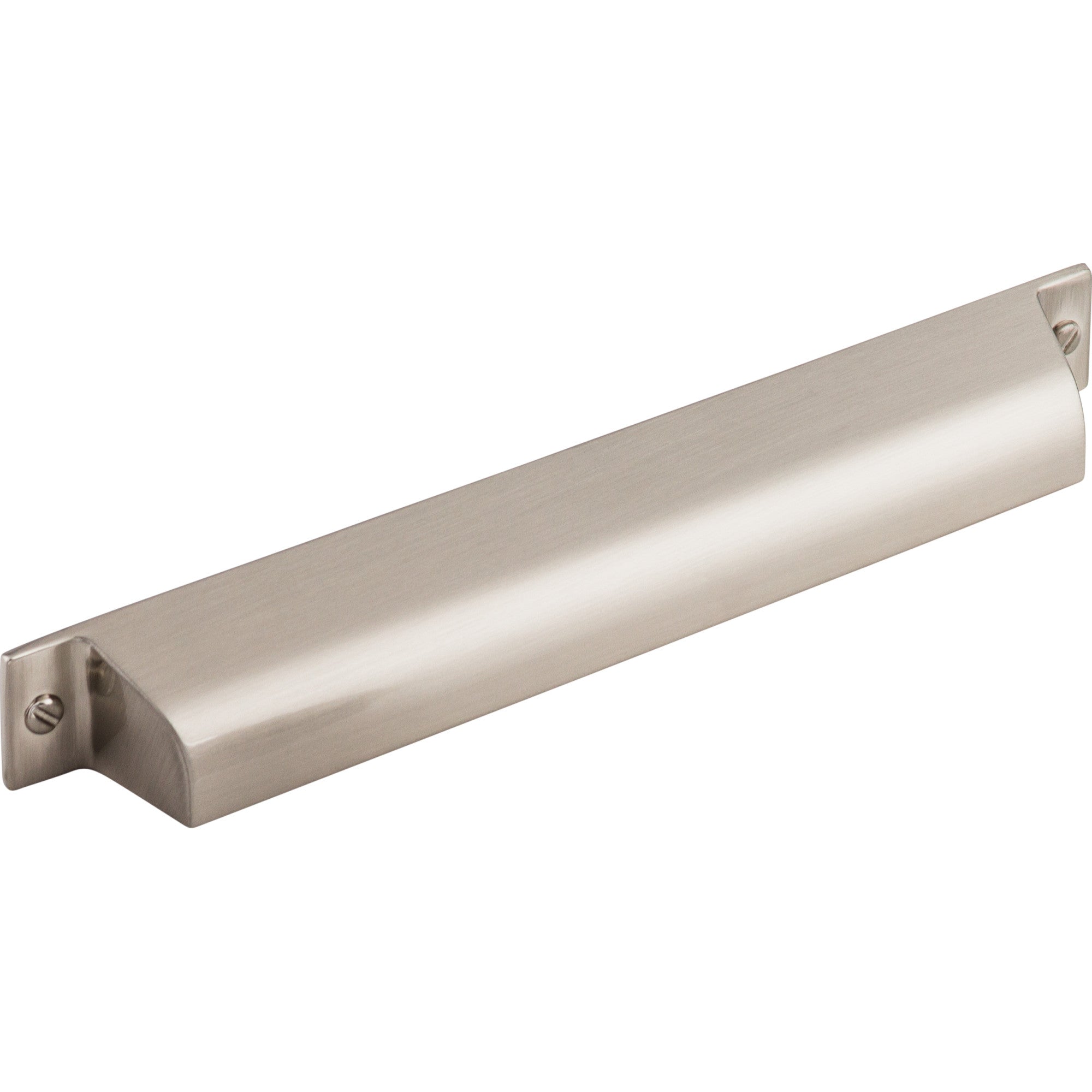 Channing 7" Center to Center Cup/Bin Pull - Brushed Satin Nickel