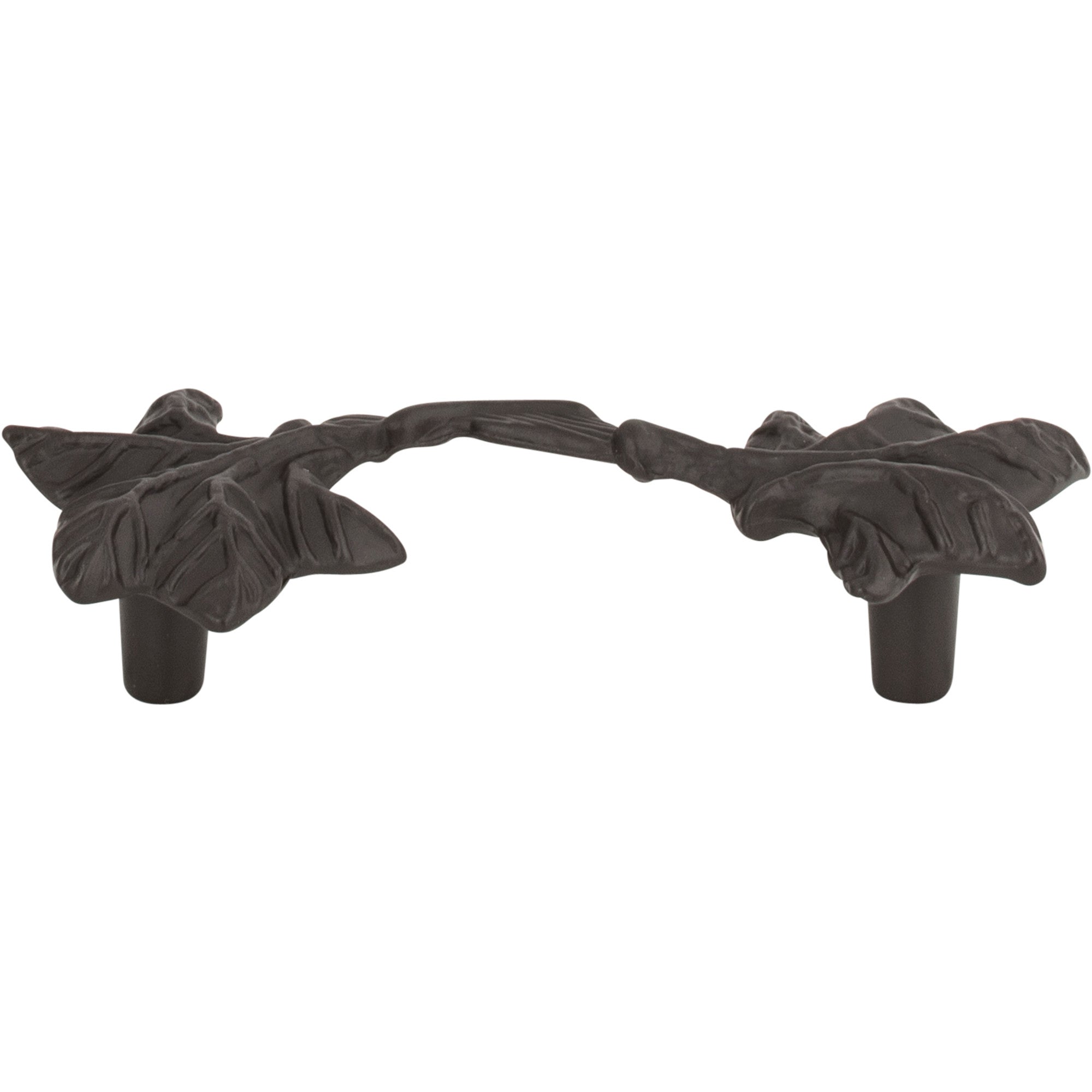Vineyard Leaf Novelty Pull - Aged Bronze